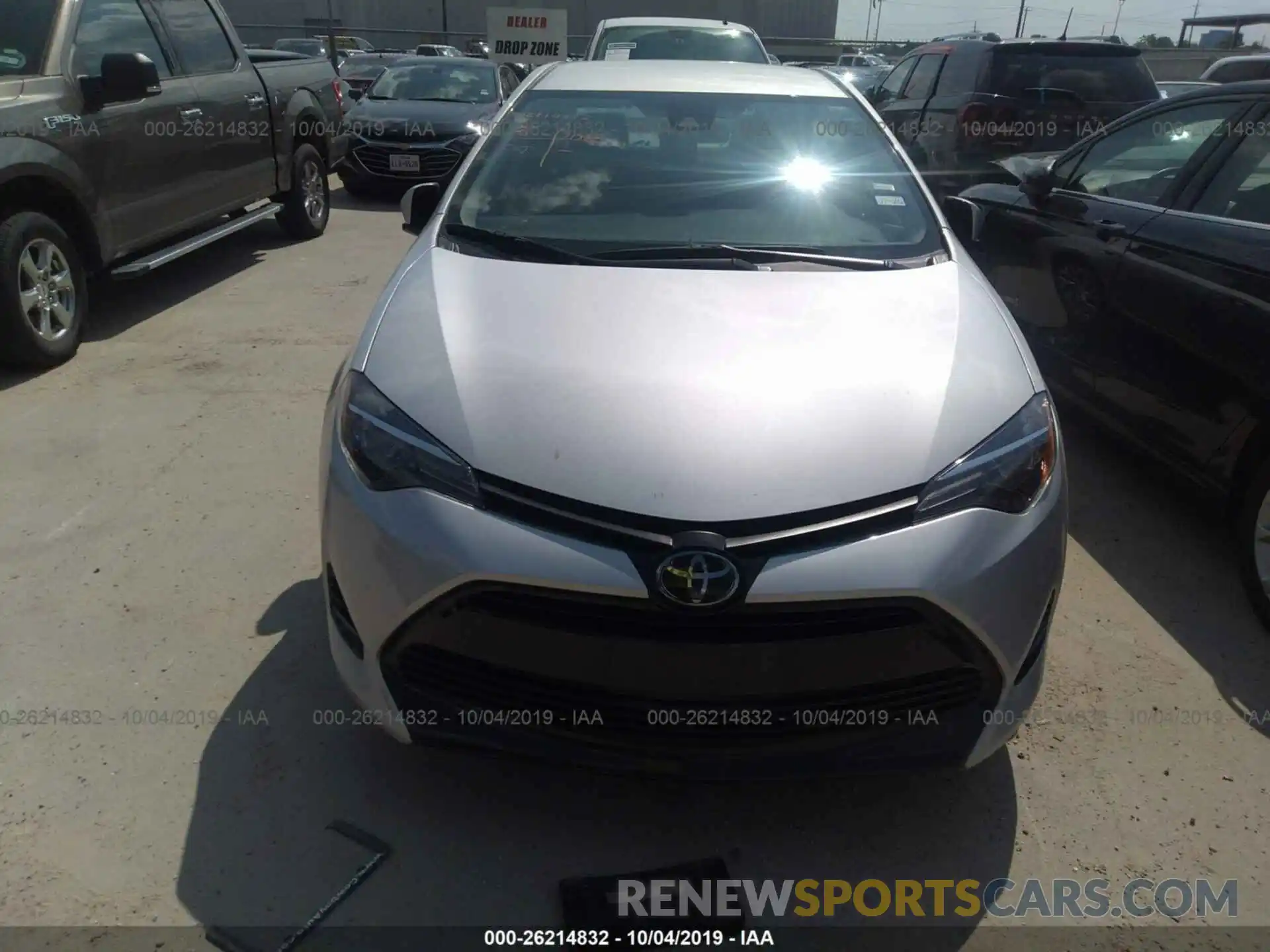 6 Photograph of a damaged car 5YFBURHE2KP878703 TOYOTA COROLLA 2019