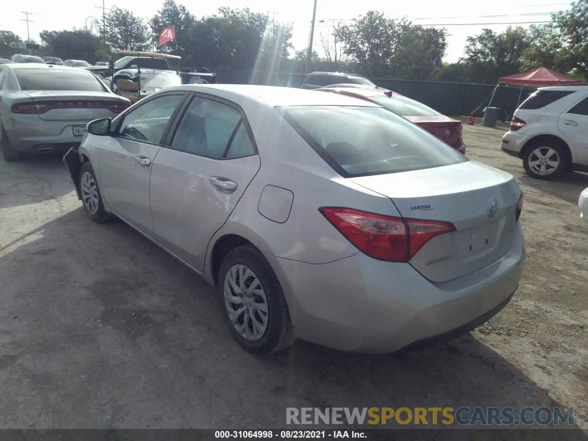 3 Photograph of a damaged car 5YFBURHE2KP878720 TOYOTA COROLLA 2019