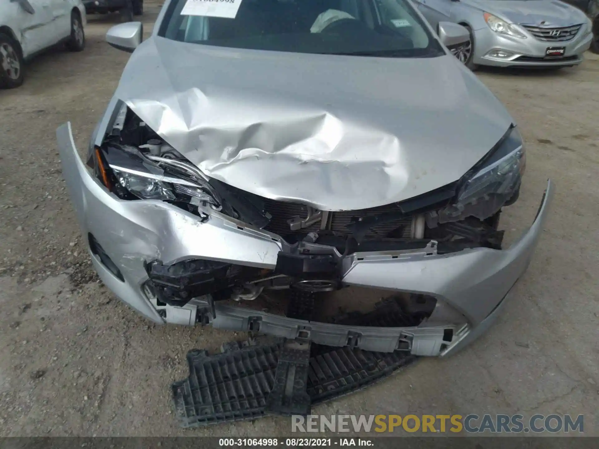 6 Photograph of a damaged car 5YFBURHE2KP878720 TOYOTA COROLLA 2019