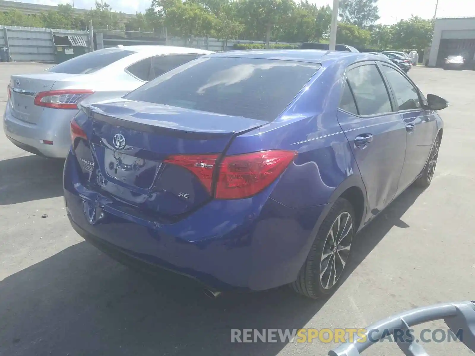 4 Photograph of a damaged car 5YFBURHE2KP879284 TOYOTA COROLLA 2019