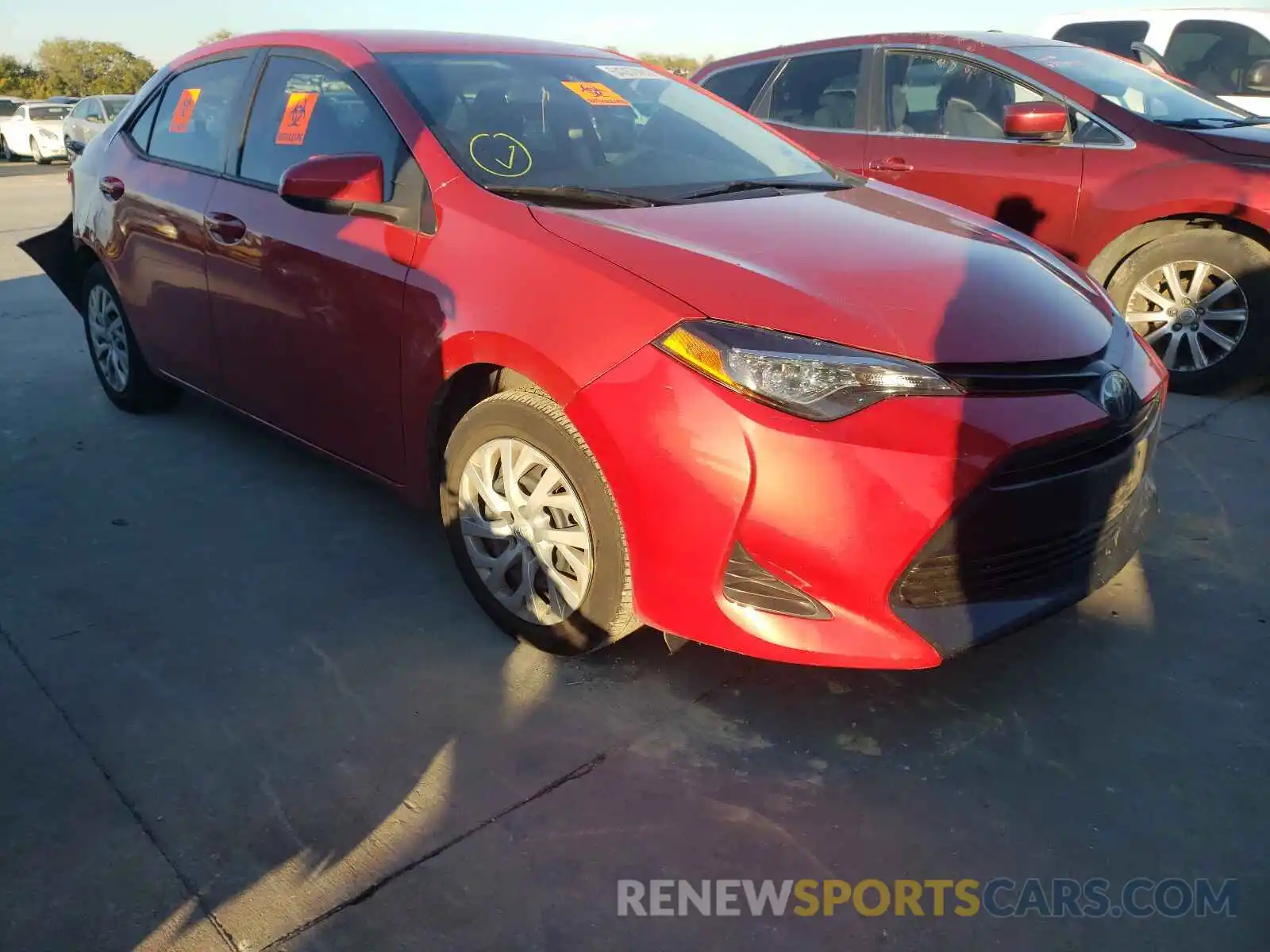 1 Photograph of a damaged car 5YFBURHE2KP879480 TOYOTA COROLLA 2019