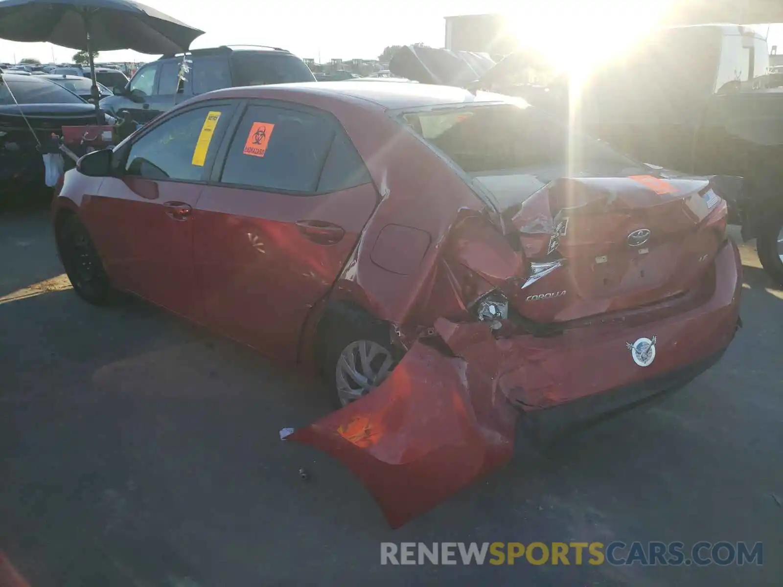 3 Photograph of a damaged car 5YFBURHE2KP879480 TOYOTA COROLLA 2019