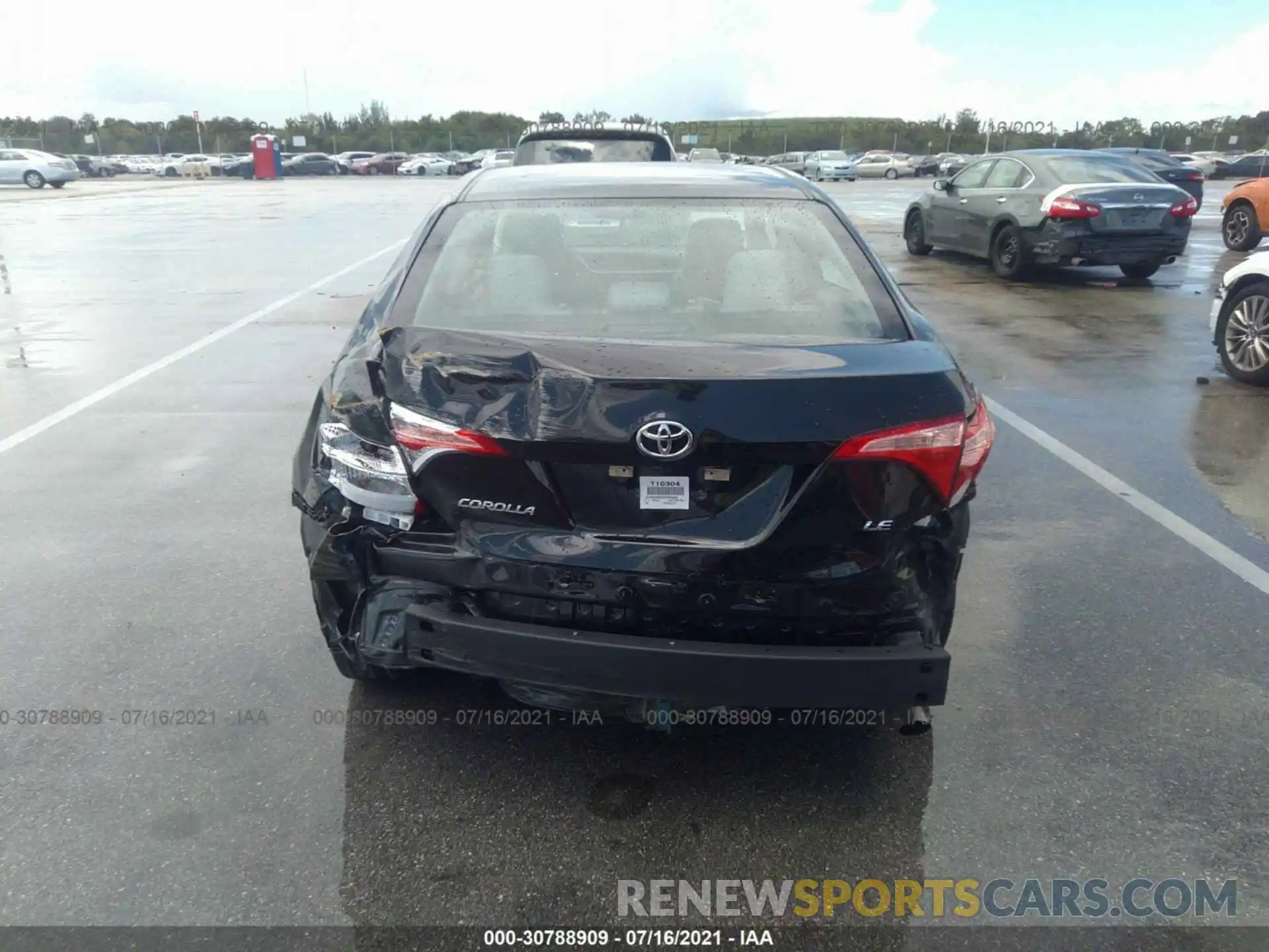 6 Photograph of a damaged car 5YFBURHE2KP879494 TOYOTA COROLLA 2019