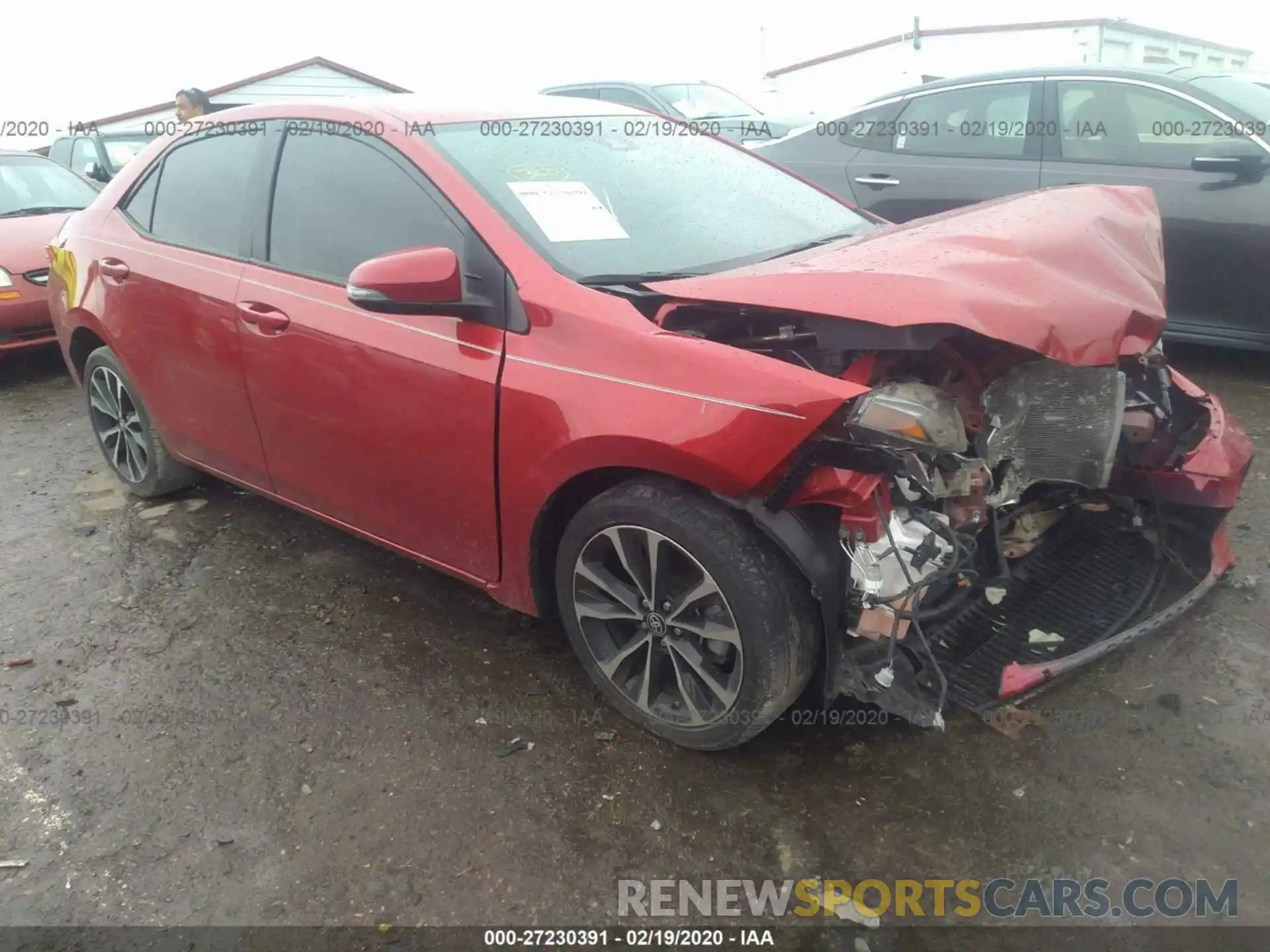 1 Photograph of a damaged car 5YFBURHE2KP879821 TOYOTA COROLLA 2019