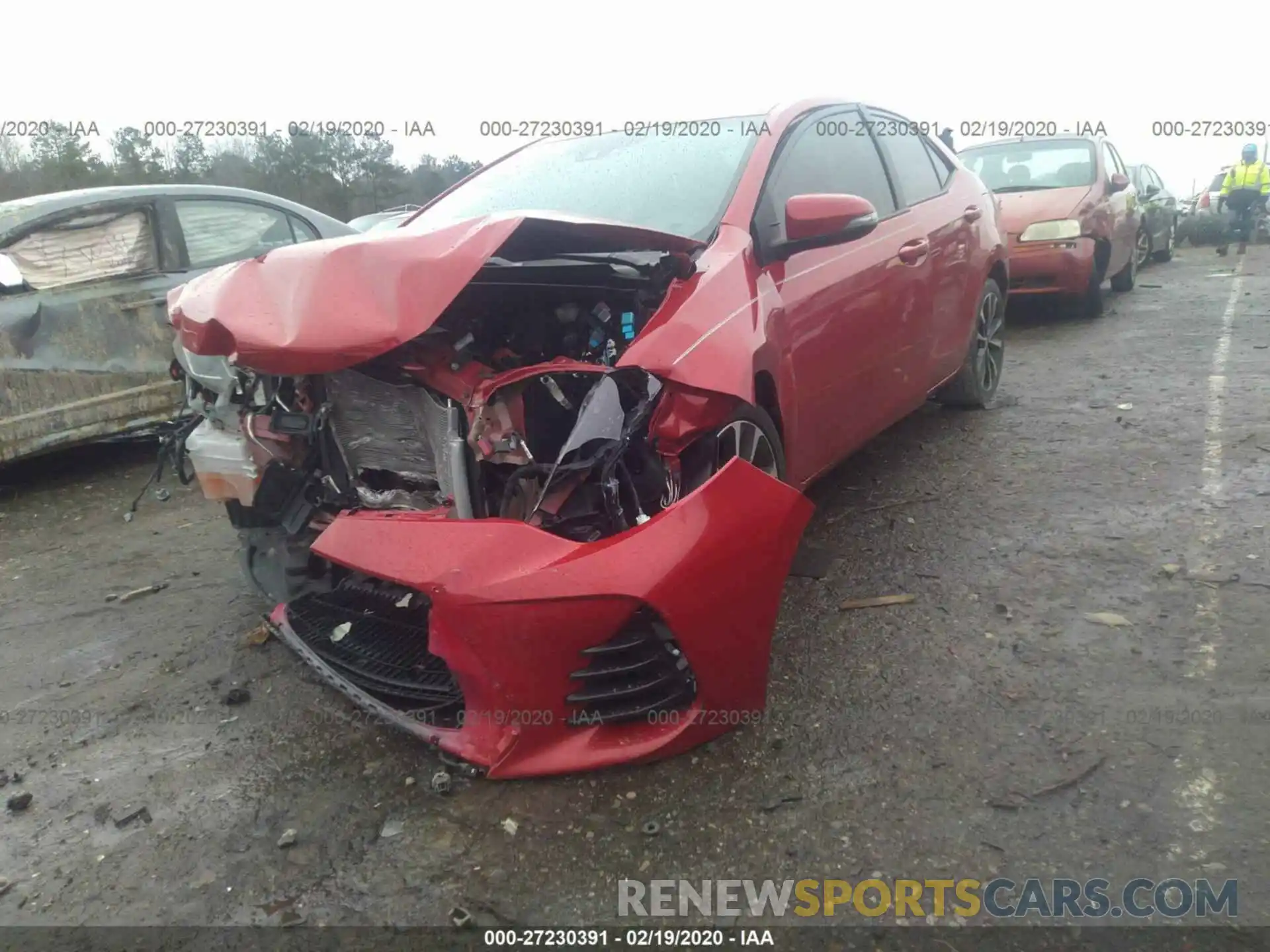 2 Photograph of a damaged car 5YFBURHE2KP879821 TOYOTA COROLLA 2019