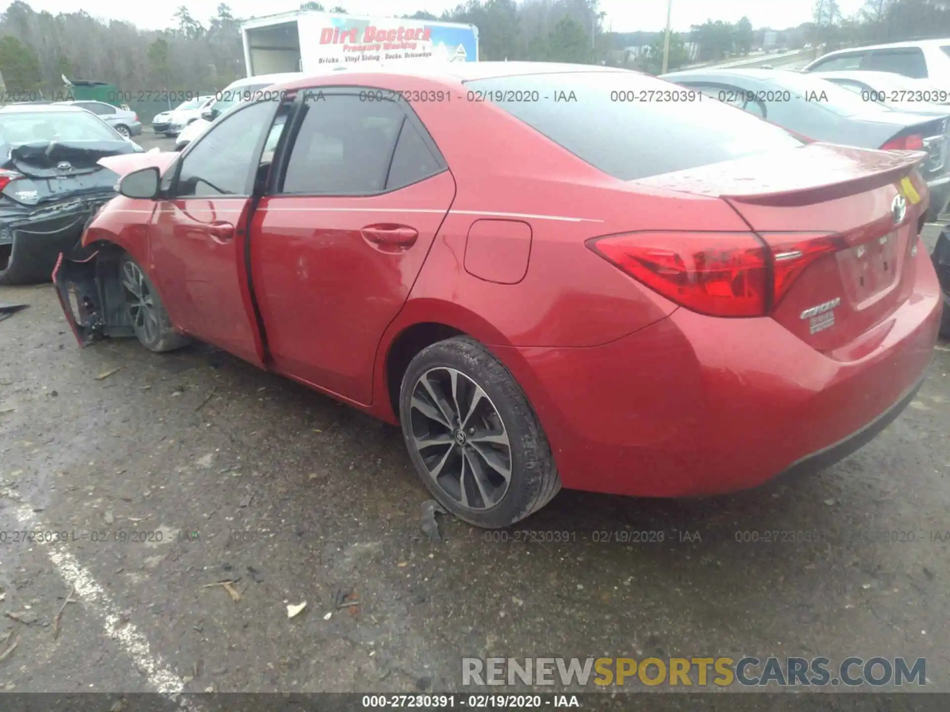 3 Photograph of a damaged car 5YFBURHE2KP879821 TOYOTA COROLLA 2019