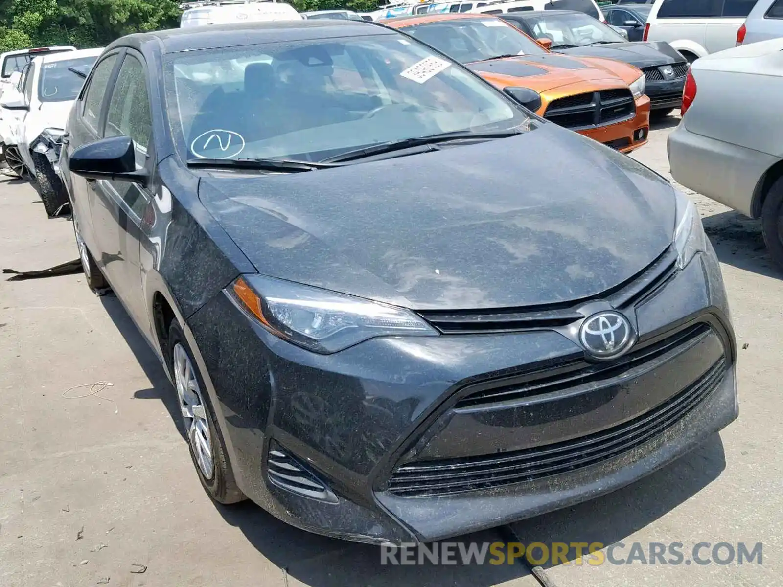 1 Photograph of a damaged car 5YFBURHE2KP880483 TOYOTA COROLLA 2019