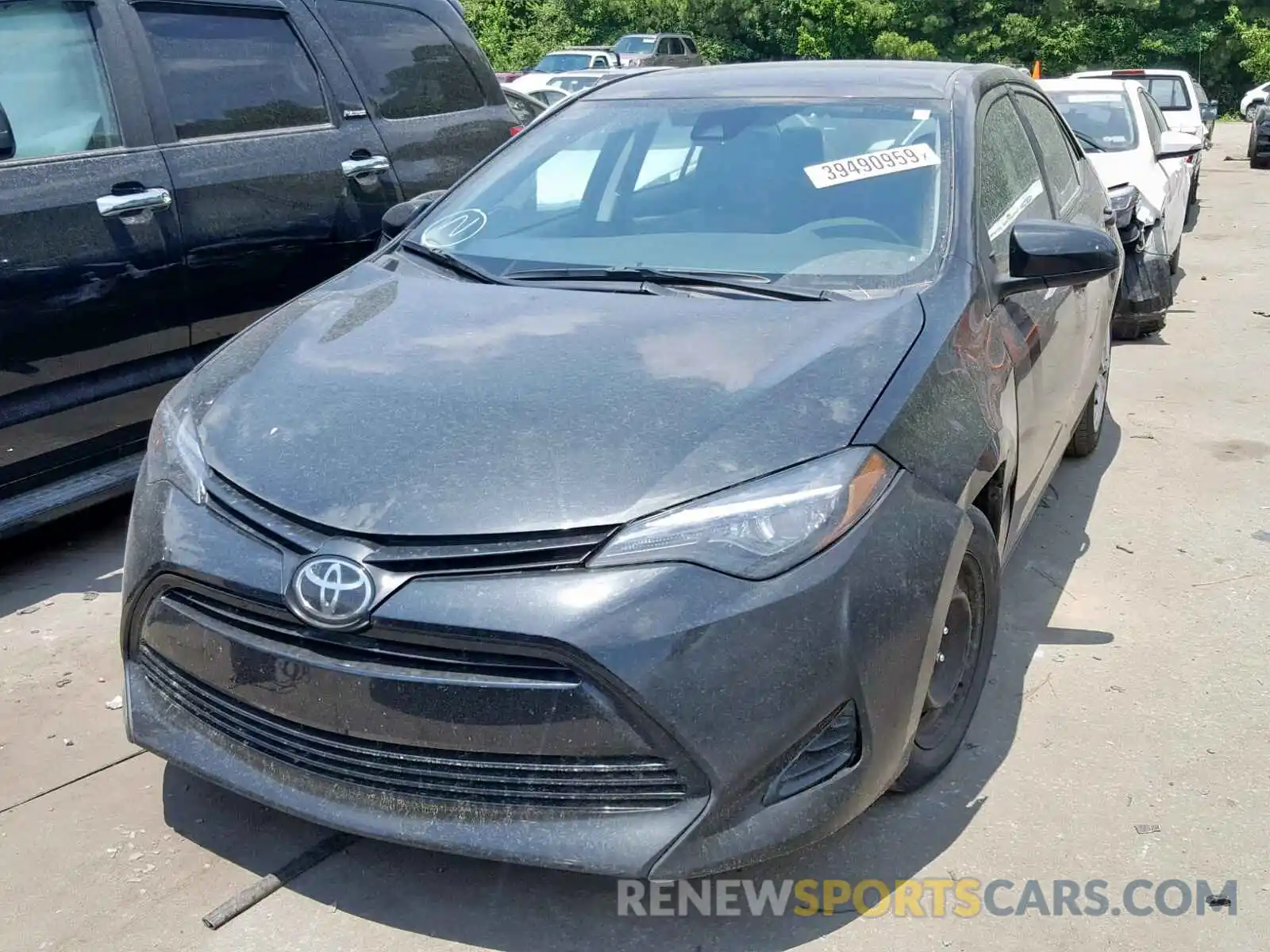 2 Photograph of a damaged car 5YFBURHE2KP880483 TOYOTA COROLLA 2019