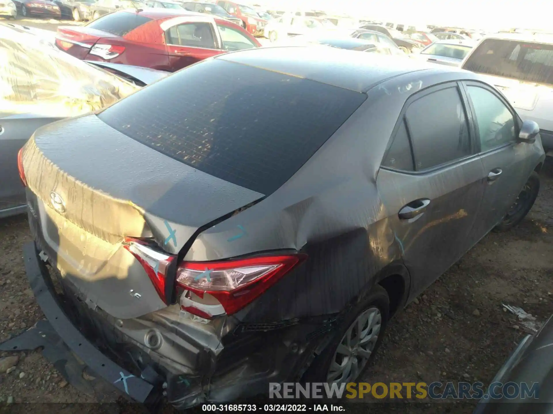 4 Photograph of a damaged car 5YFBURHE2KP880905 TOYOTA COROLLA 2019