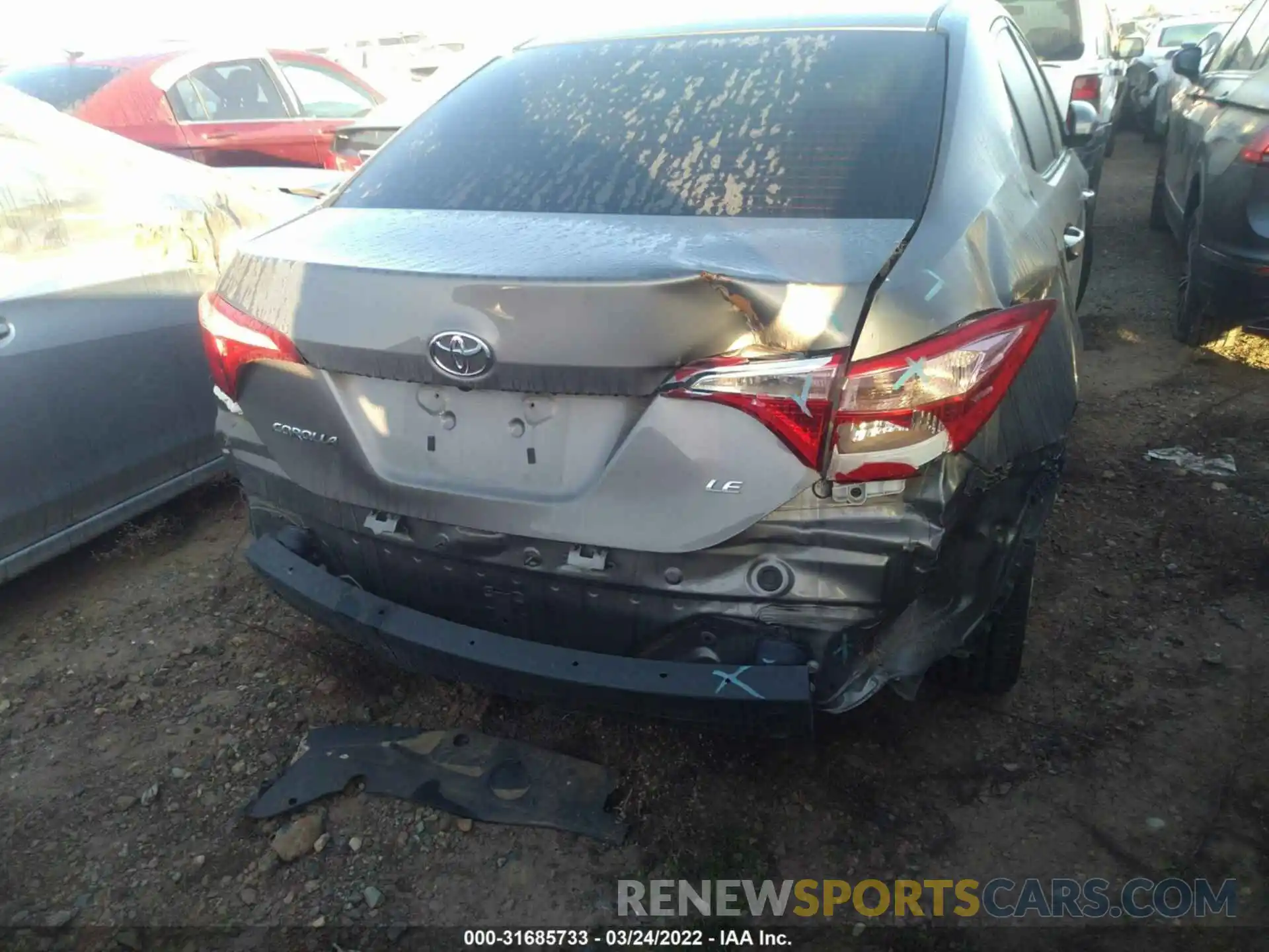 6 Photograph of a damaged car 5YFBURHE2KP880905 TOYOTA COROLLA 2019