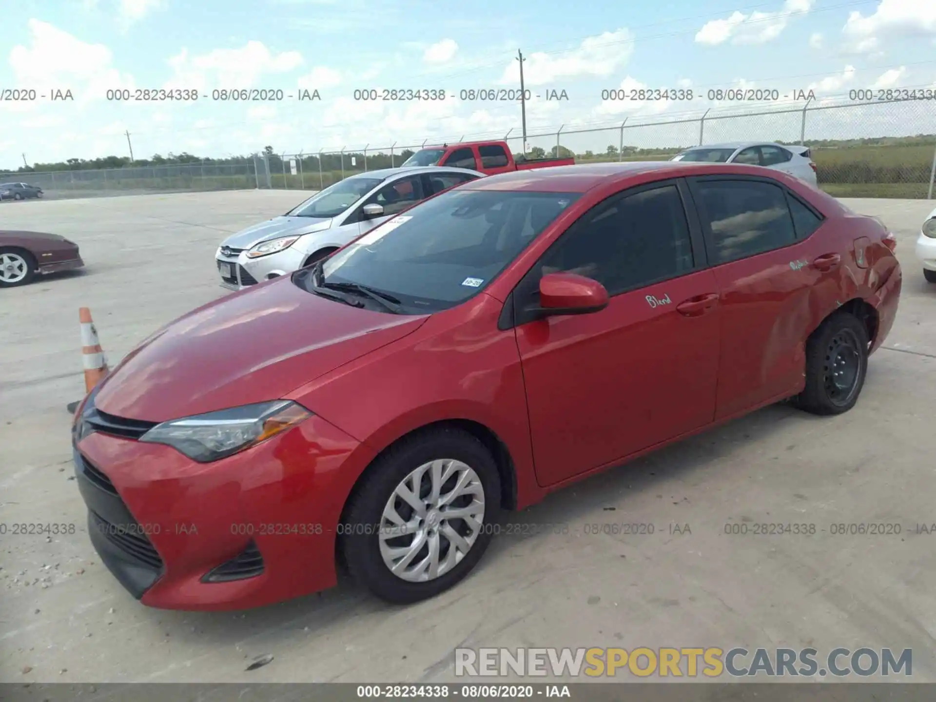 2 Photograph of a damaged car 5YFBURHE2KP880967 TOYOTA COROLLA 2019