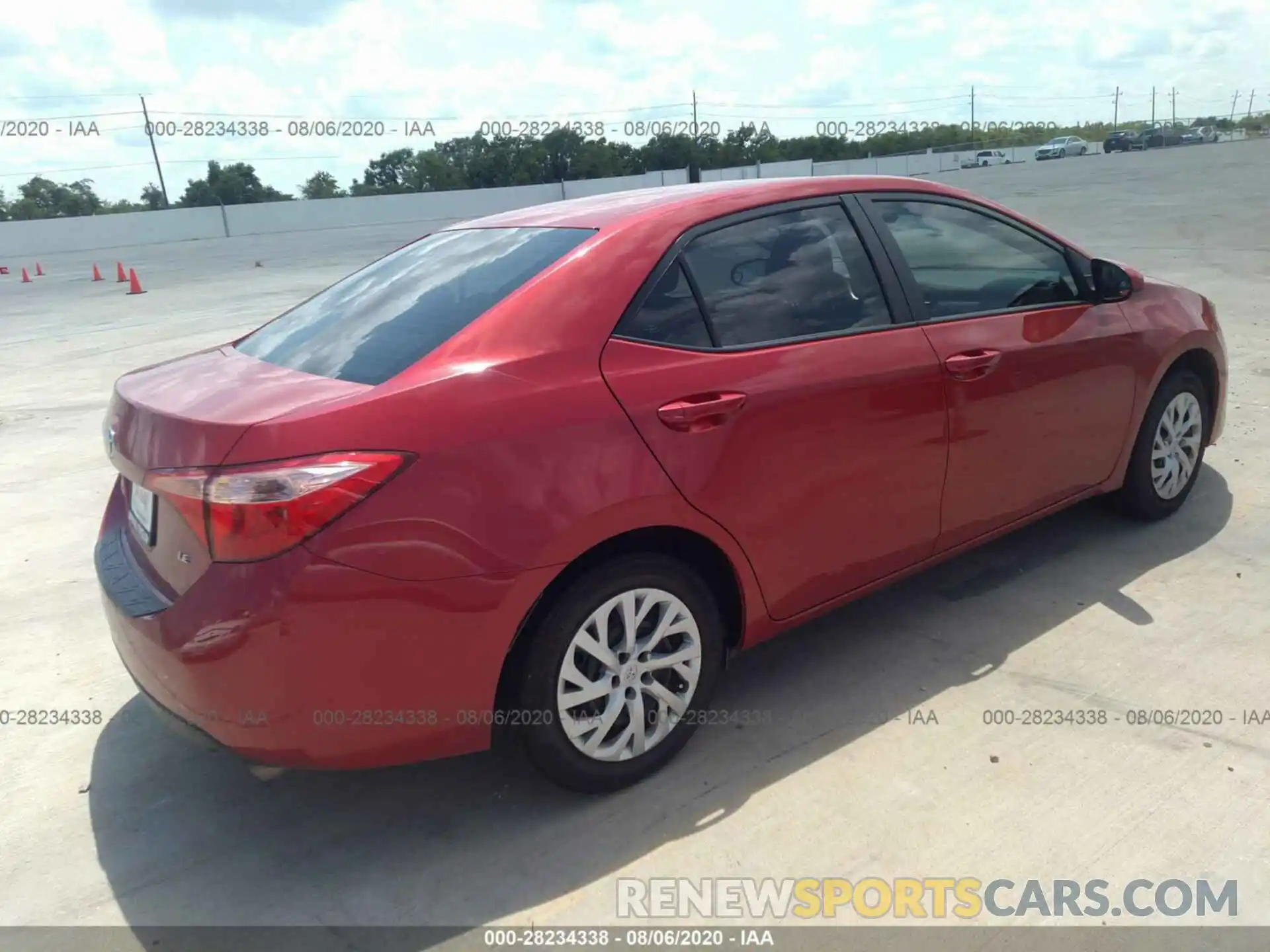 4 Photograph of a damaged car 5YFBURHE2KP880967 TOYOTA COROLLA 2019