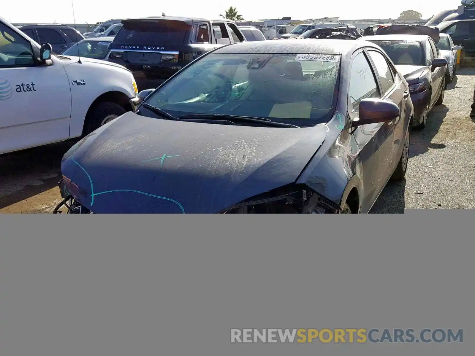 2 Photograph of a damaged car 5YFBURHE2KP881035 TOYOTA COROLLA 2019