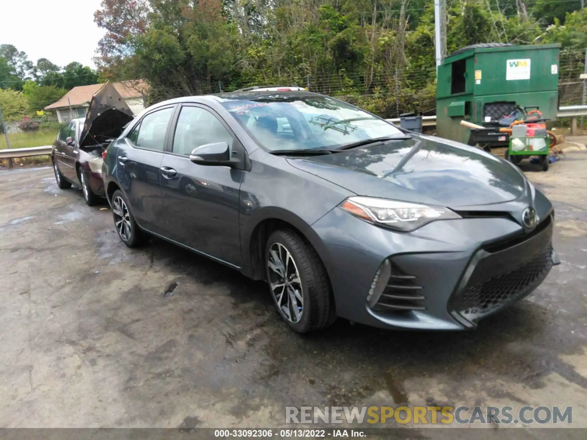 1 Photograph of a damaged car 5YFBURHE2KP881407 TOYOTA COROLLA 2019