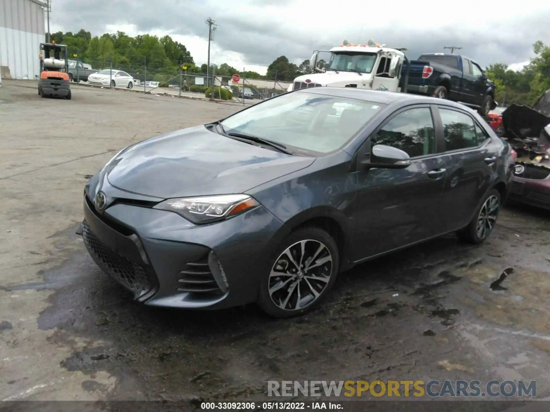 2 Photograph of a damaged car 5YFBURHE2KP881407 TOYOTA COROLLA 2019