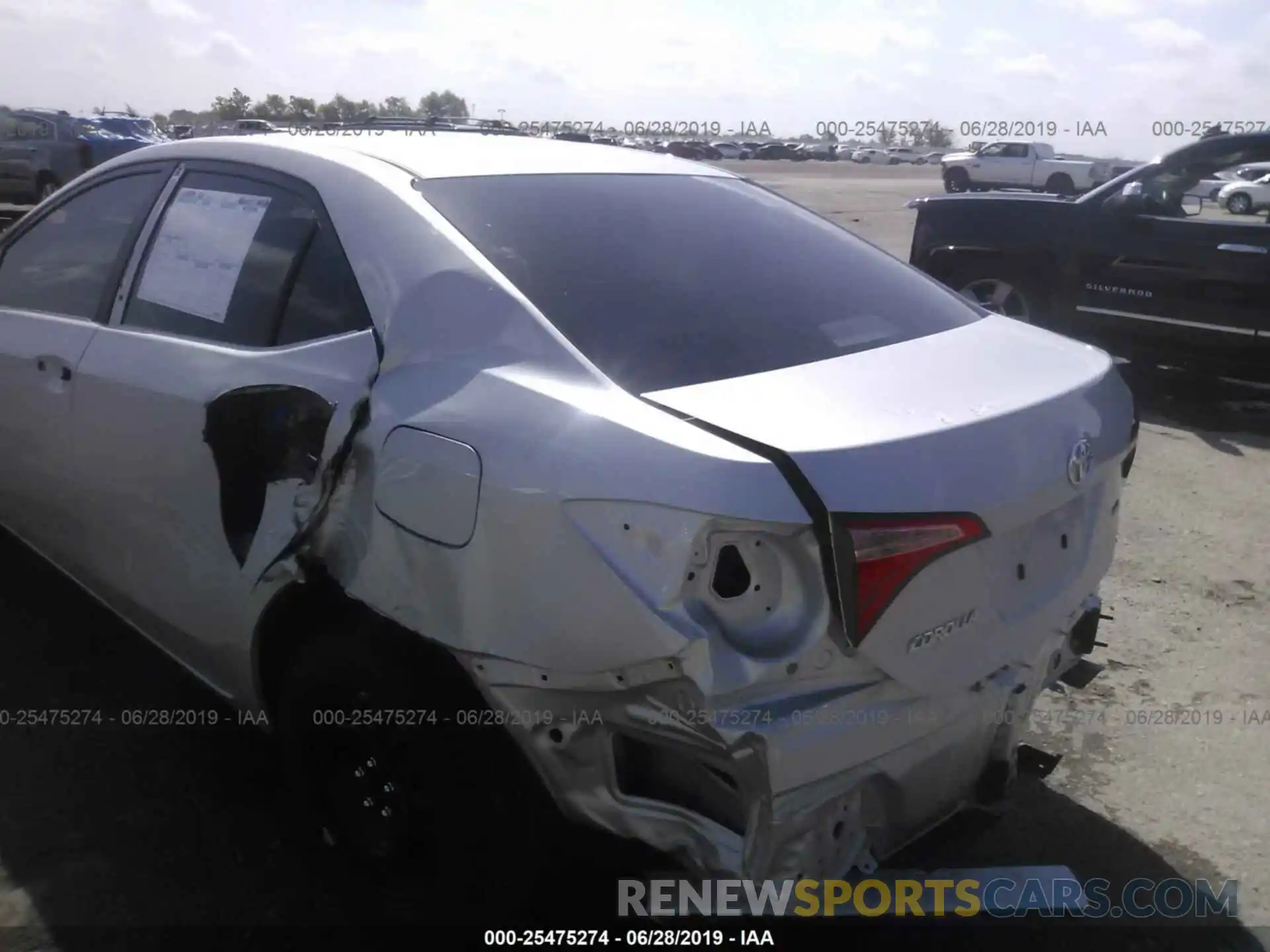 6 Photograph of a damaged car 5YFBURHE2KP881424 TOYOTA COROLLA 2019