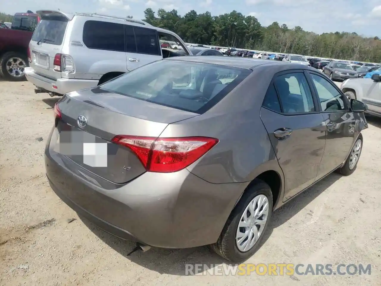 4 Photograph of a damaged car 5YFBURHE2KP881438 TOYOTA COROLLA 2019