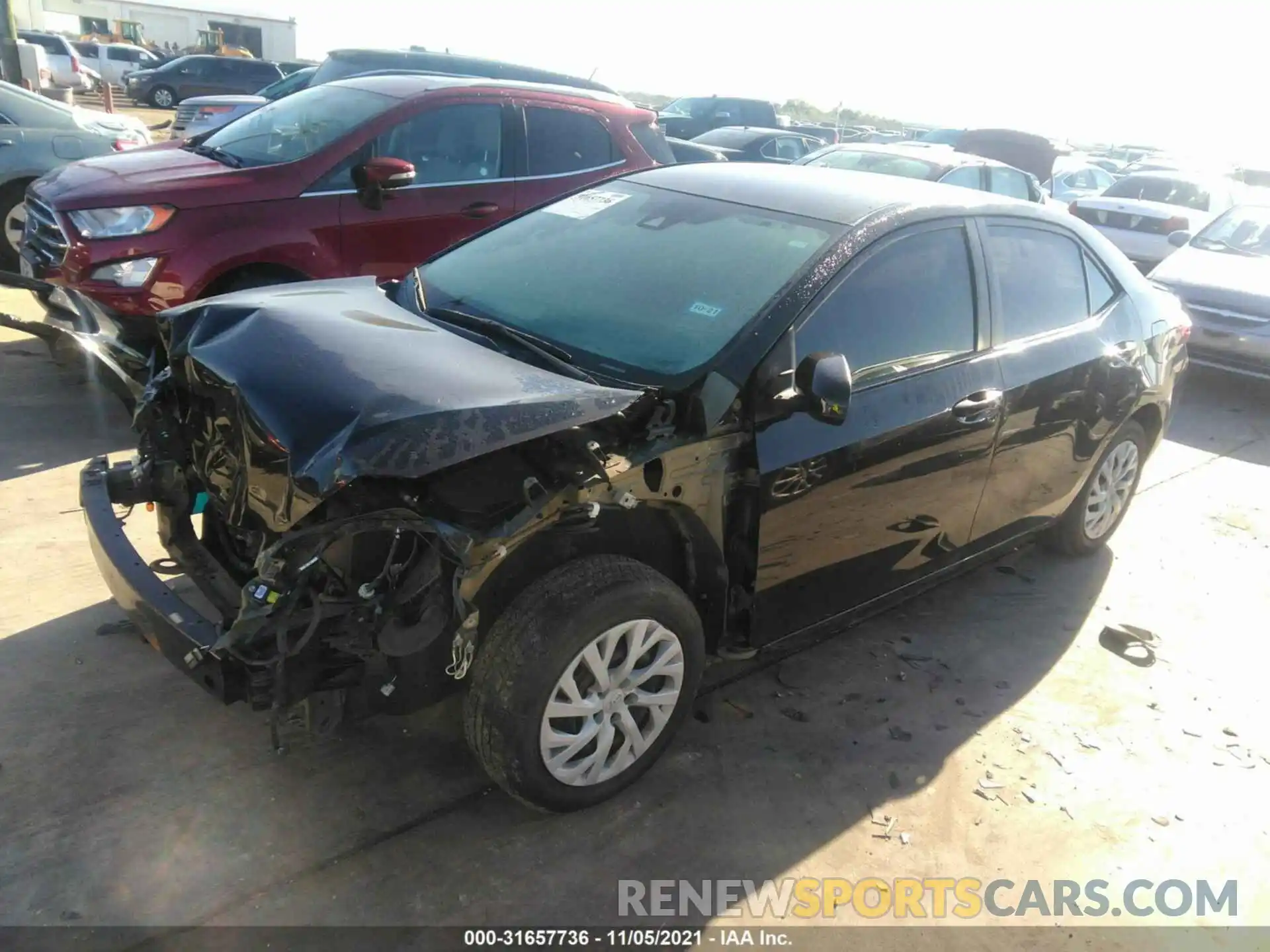 2 Photograph of a damaged car 5YFBURHE2KP881441 TOYOTA COROLLA 2019