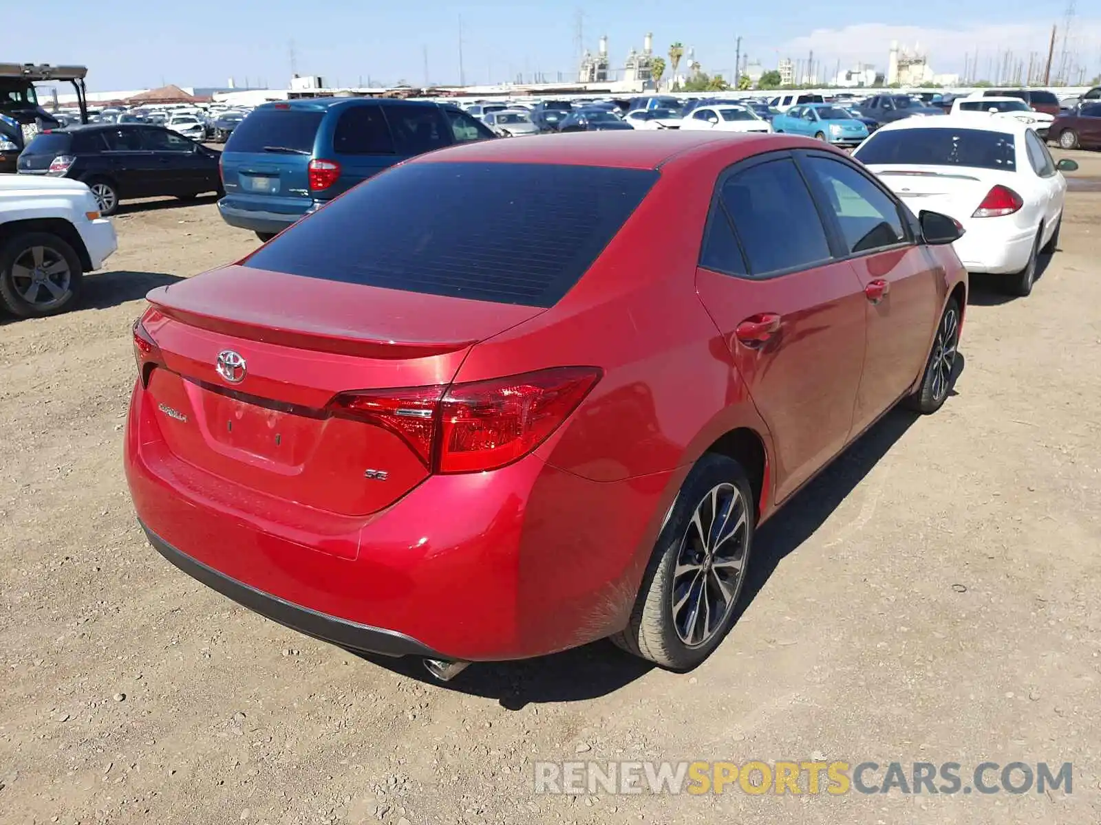 4 Photograph of a damaged car 5YFBURHE2KP882198 TOYOTA COROLLA 2019