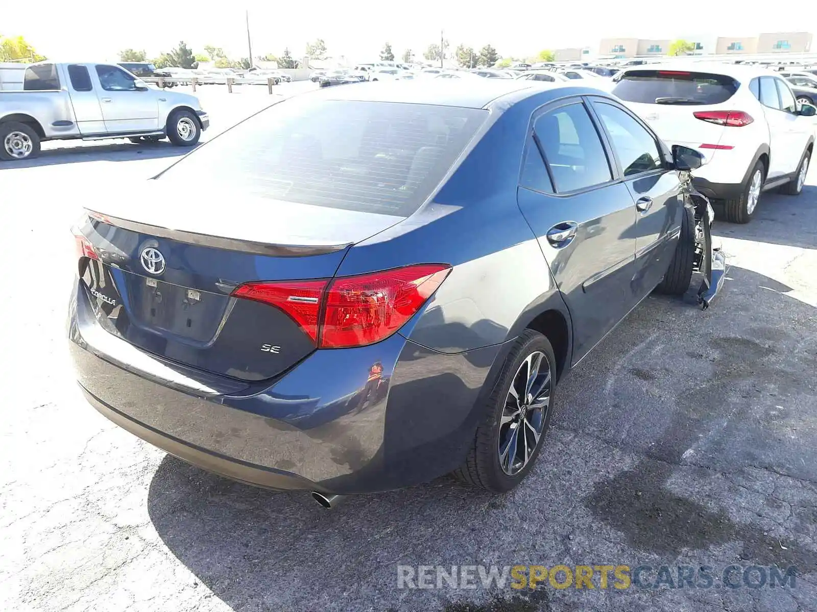 4 Photograph of a damaged car 5YFBURHE2KP882427 TOYOTA COROLLA 2019