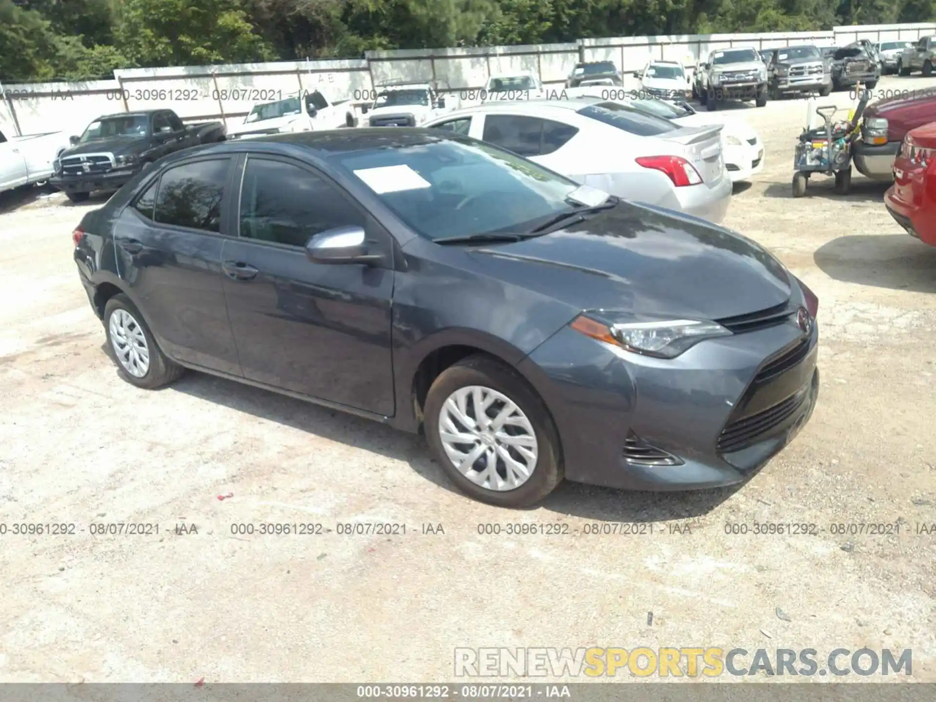 1 Photograph of a damaged car 5YFBURHE2KP882914 TOYOTA COROLLA 2019