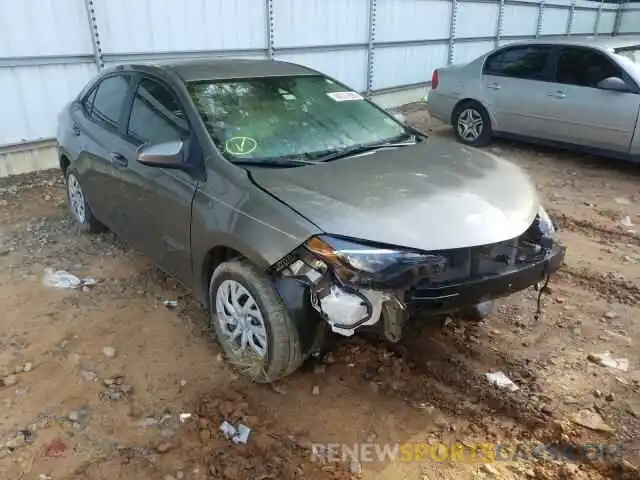 1 Photograph of a damaged car 5YFBURHE2KP883108 TOYOTA COROLLA 2019