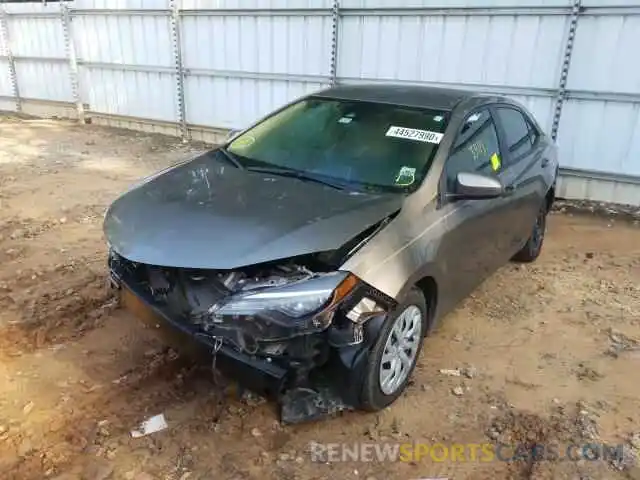 2 Photograph of a damaged car 5YFBURHE2KP883108 TOYOTA COROLLA 2019