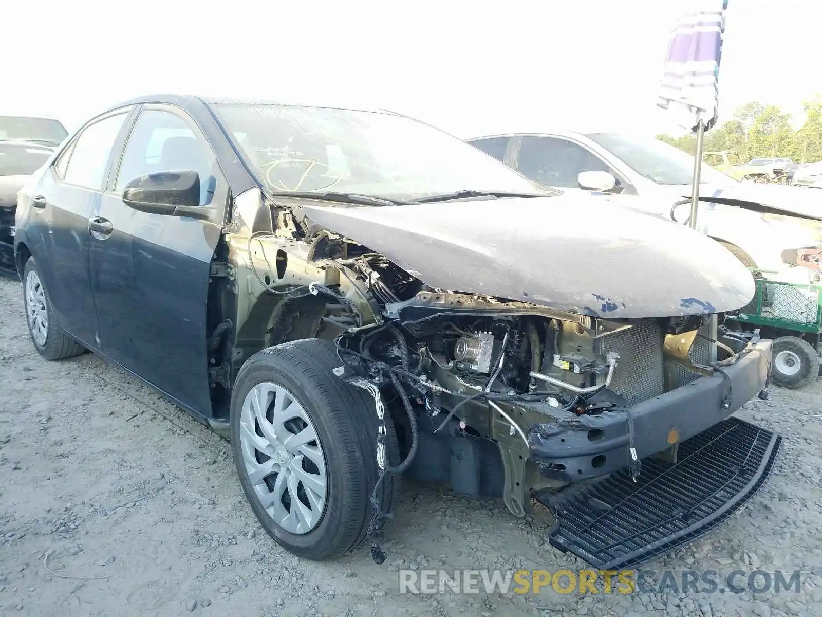 1 Photograph of a damaged car 5YFBURHE2KP883755 TOYOTA COROLLA 2019