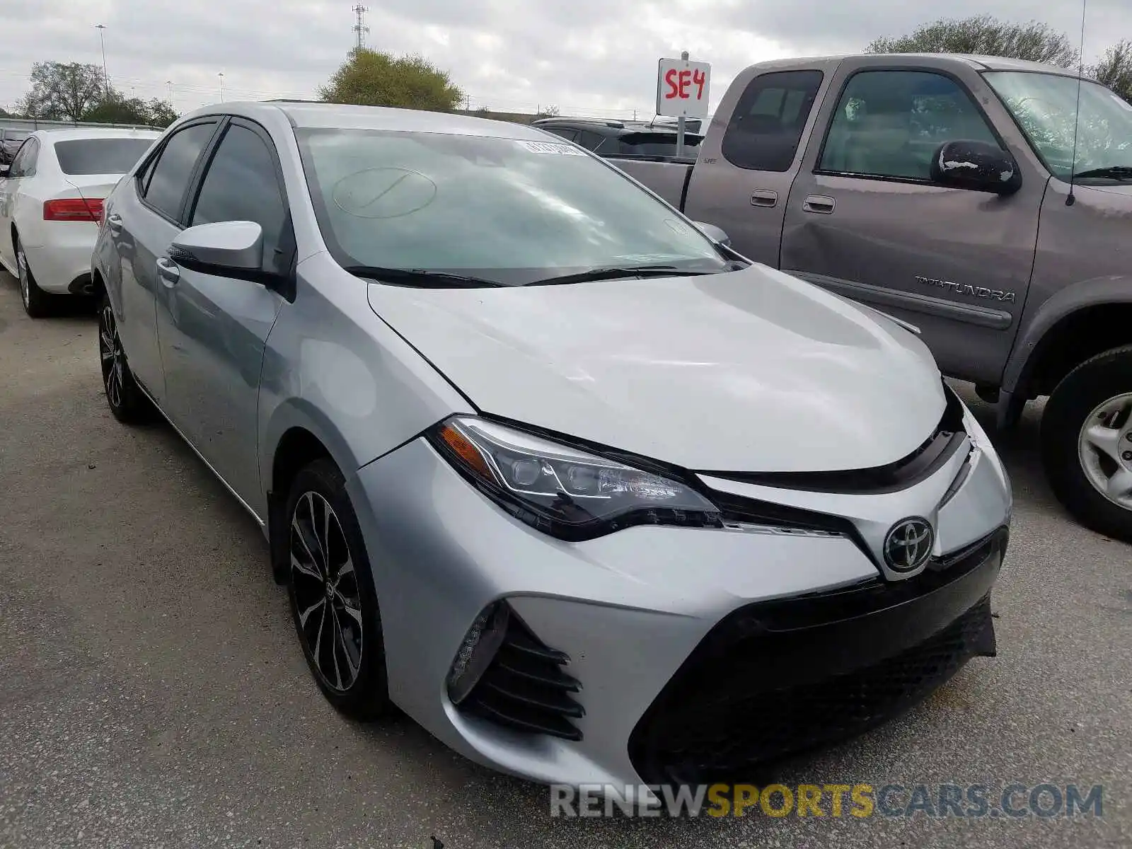 1 Photograph of a damaged car 5YFBURHE2KP883822 TOYOTA COROLLA 2019