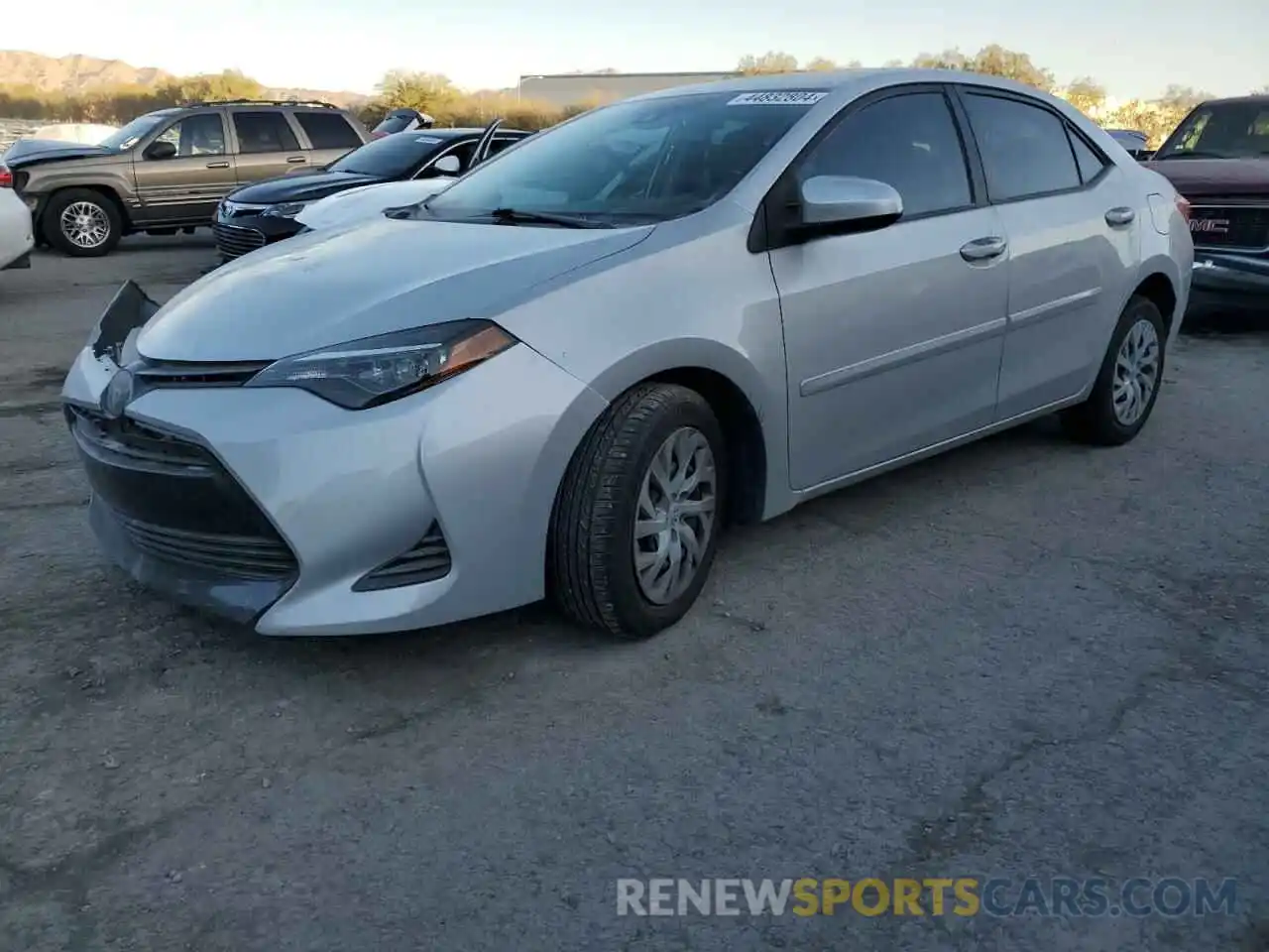 1 Photograph of a damaged car 5YFBURHE2KP883853 TOYOTA COROLLA 2019