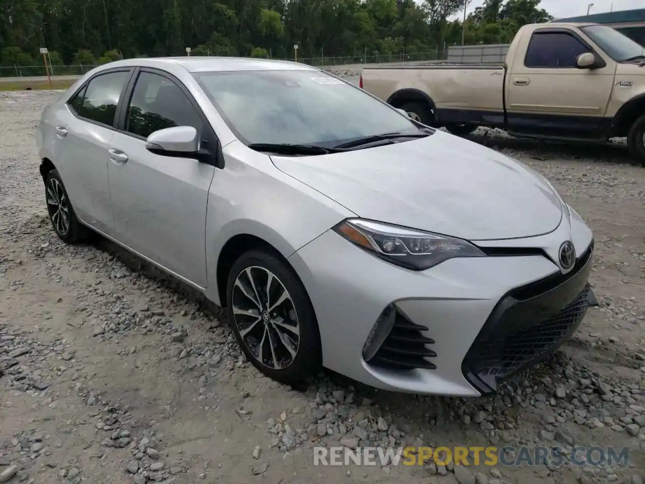 1 Photograph of a damaged car 5YFBURHE2KP884341 TOYOTA COROLLA 2019