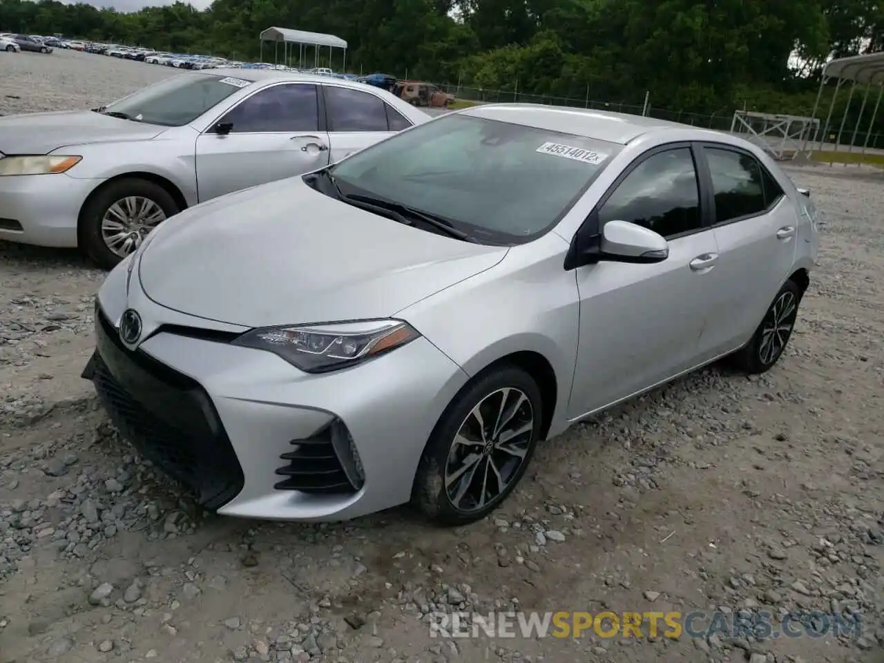 2 Photograph of a damaged car 5YFBURHE2KP884341 TOYOTA COROLLA 2019