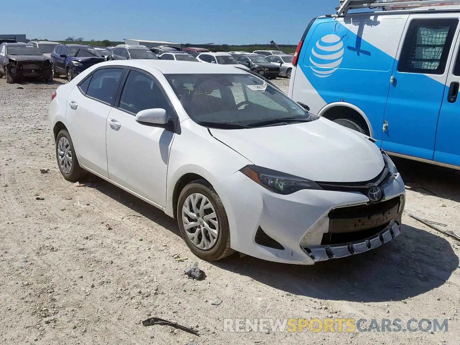 1 Photograph of a damaged car 5YFBURHE2KP884355 TOYOTA COROLLA 2019