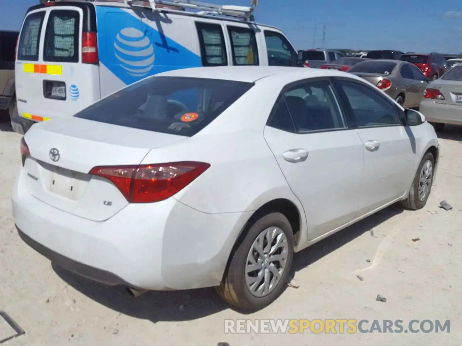 4 Photograph of a damaged car 5YFBURHE2KP884355 TOYOTA COROLLA 2019