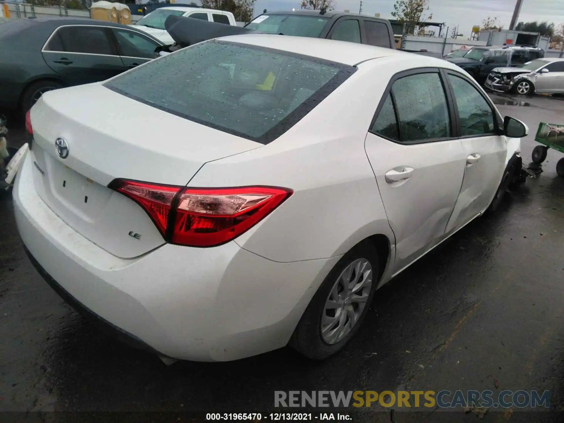 4 Photograph of a damaged car 5YFBURHE2KP884369 TOYOTA COROLLA 2019