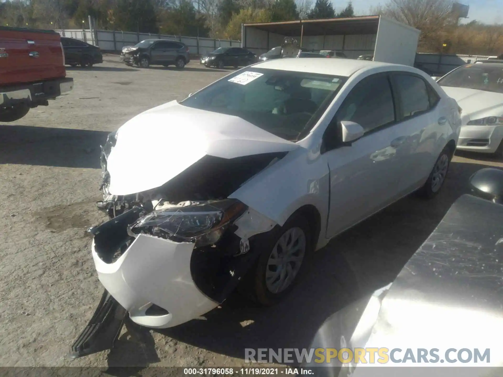 2 Photograph of a damaged car 5YFBURHE2KP884372 TOYOTA COROLLA 2019