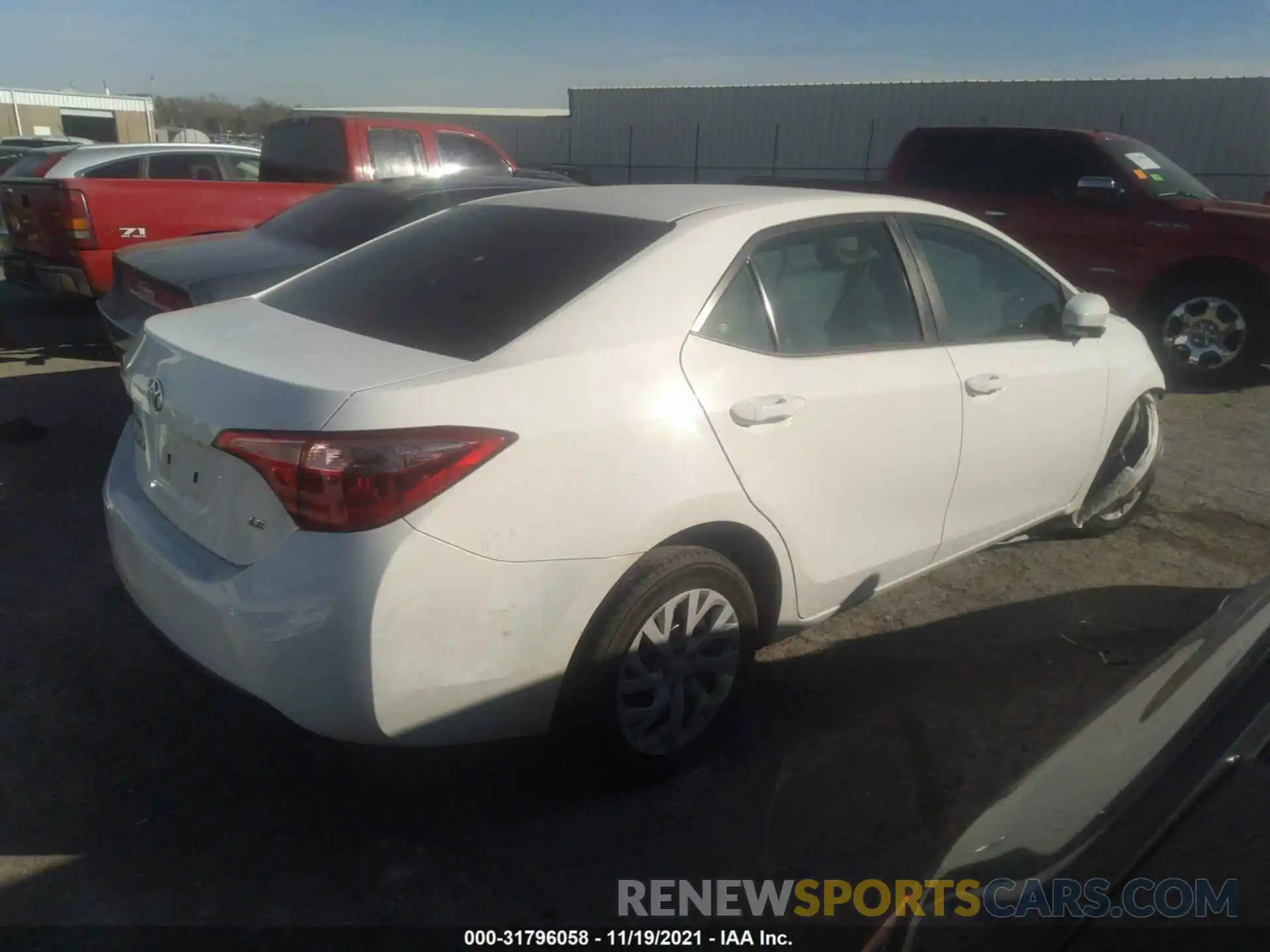 4 Photograph of a damaged car 5YFBURHE2KP884372 TOYOTA COROLLA 2019