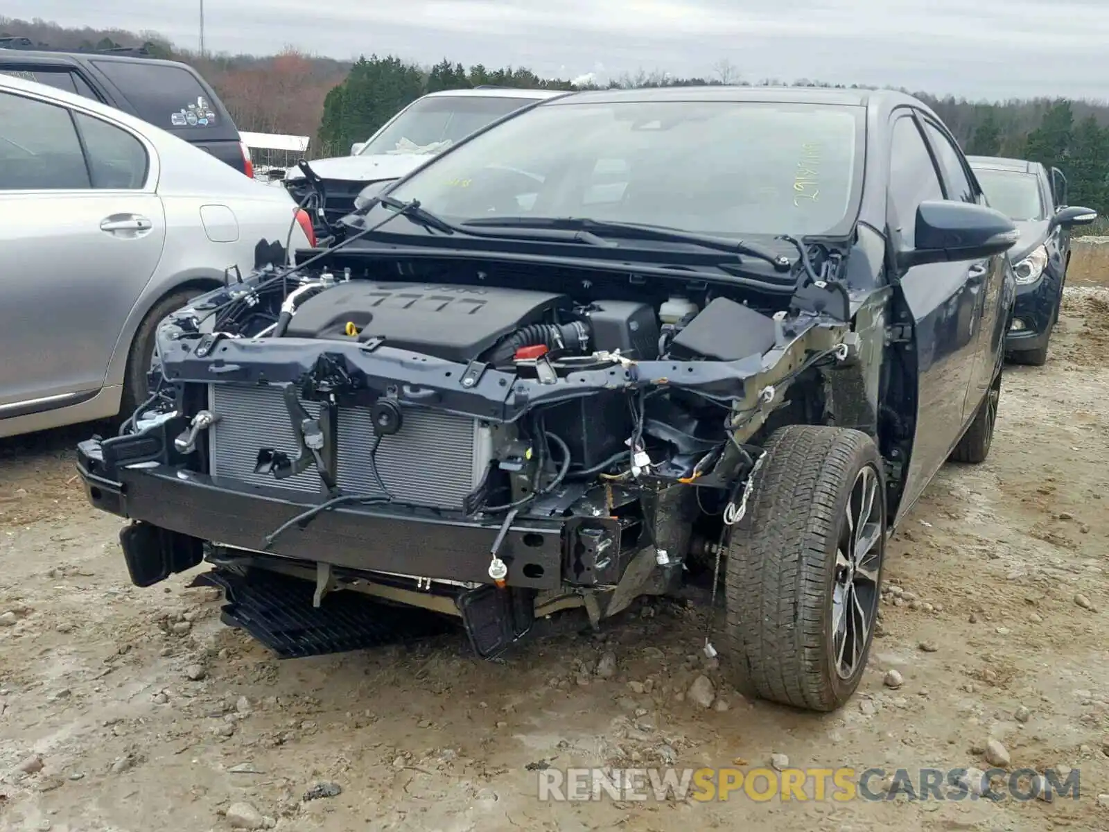 2 Photograph of a damaged car 5YFBURHE2KP884842 TOYOTA COROLLA 2019