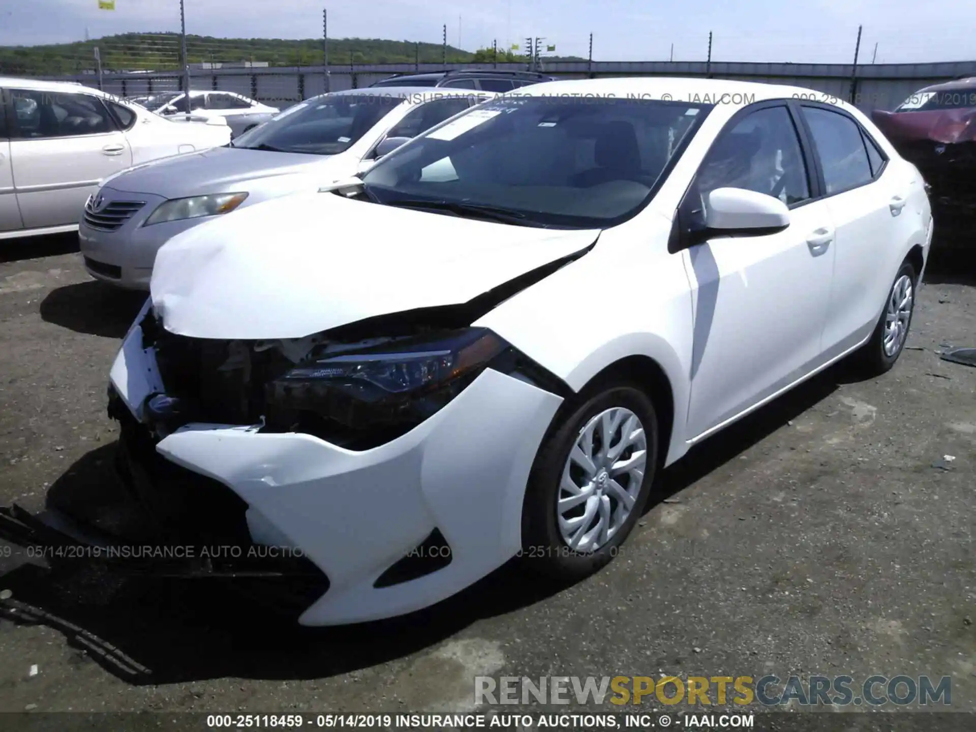 2 Photograph of a damaged car 5YFBURHE2KP884856 TOYOTA COROLLA 2019