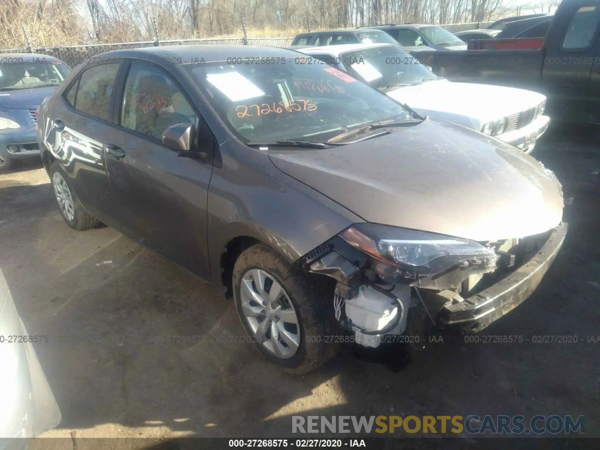 1 Photograph of a damaged car 5YFBURHE2KP884887 TOYOTA COROLLA 2019