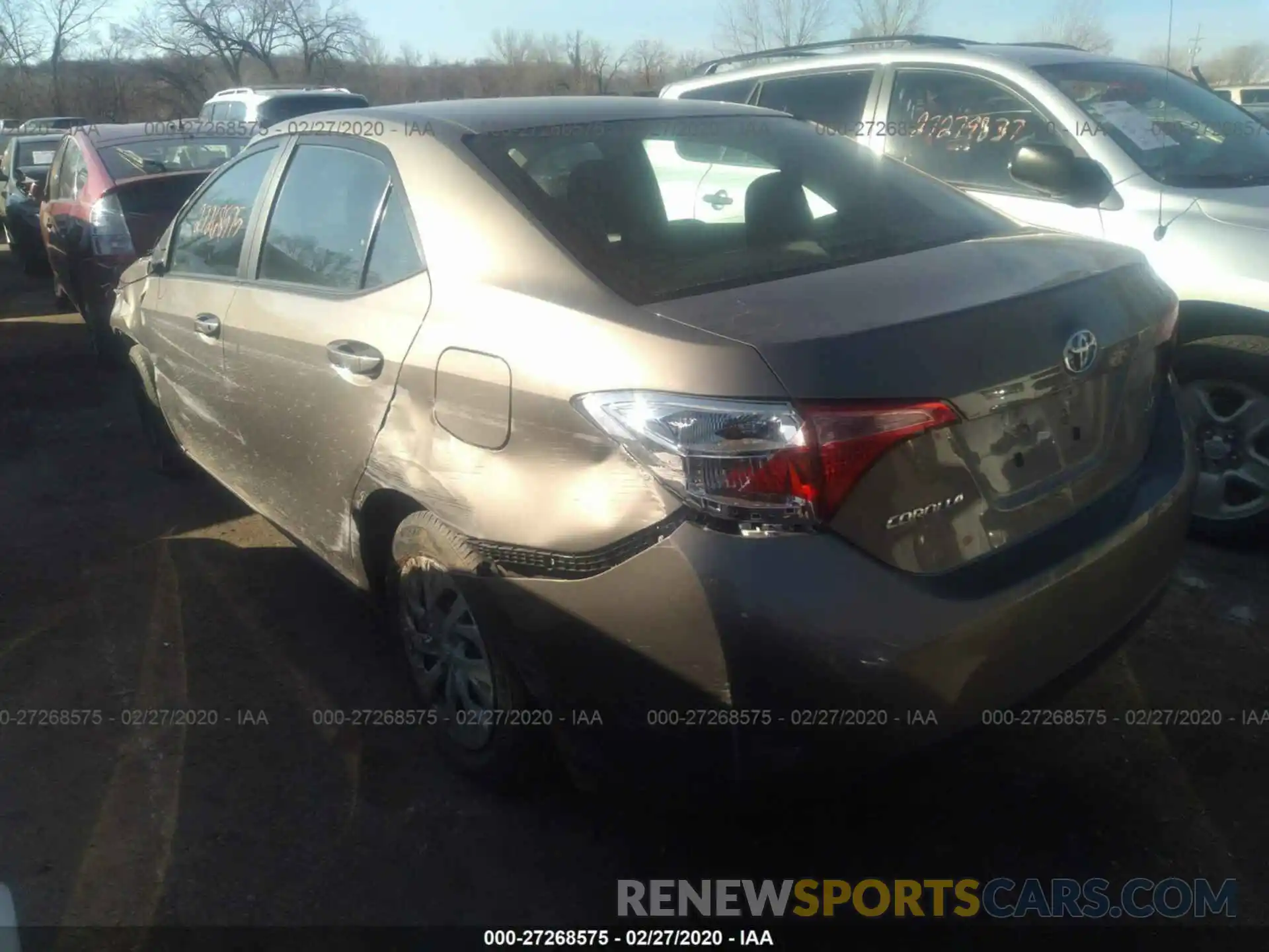 3 Photograph of a damaged car 5YFBURHE2KP884887 TOYOTA COROLLA 2019