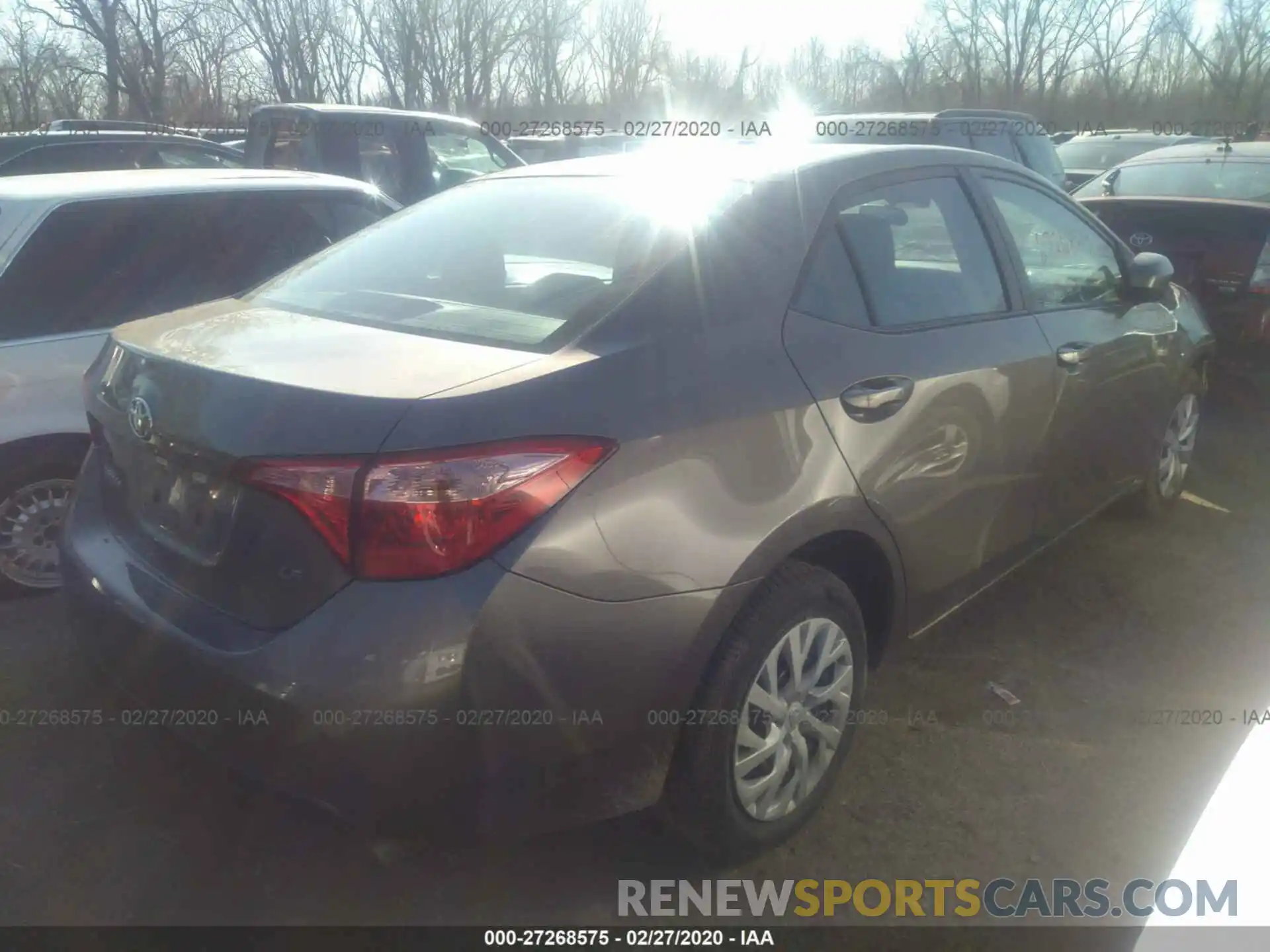 4 Photograph of a damaged car 5YFBURHE2KP884887 TOYOTA COROLLA 2019