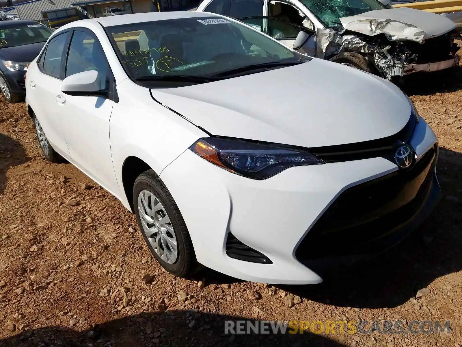 1 Photograph of a damaged car 5YFBURHE2KP884890 TOYOTA COROLLA 2019