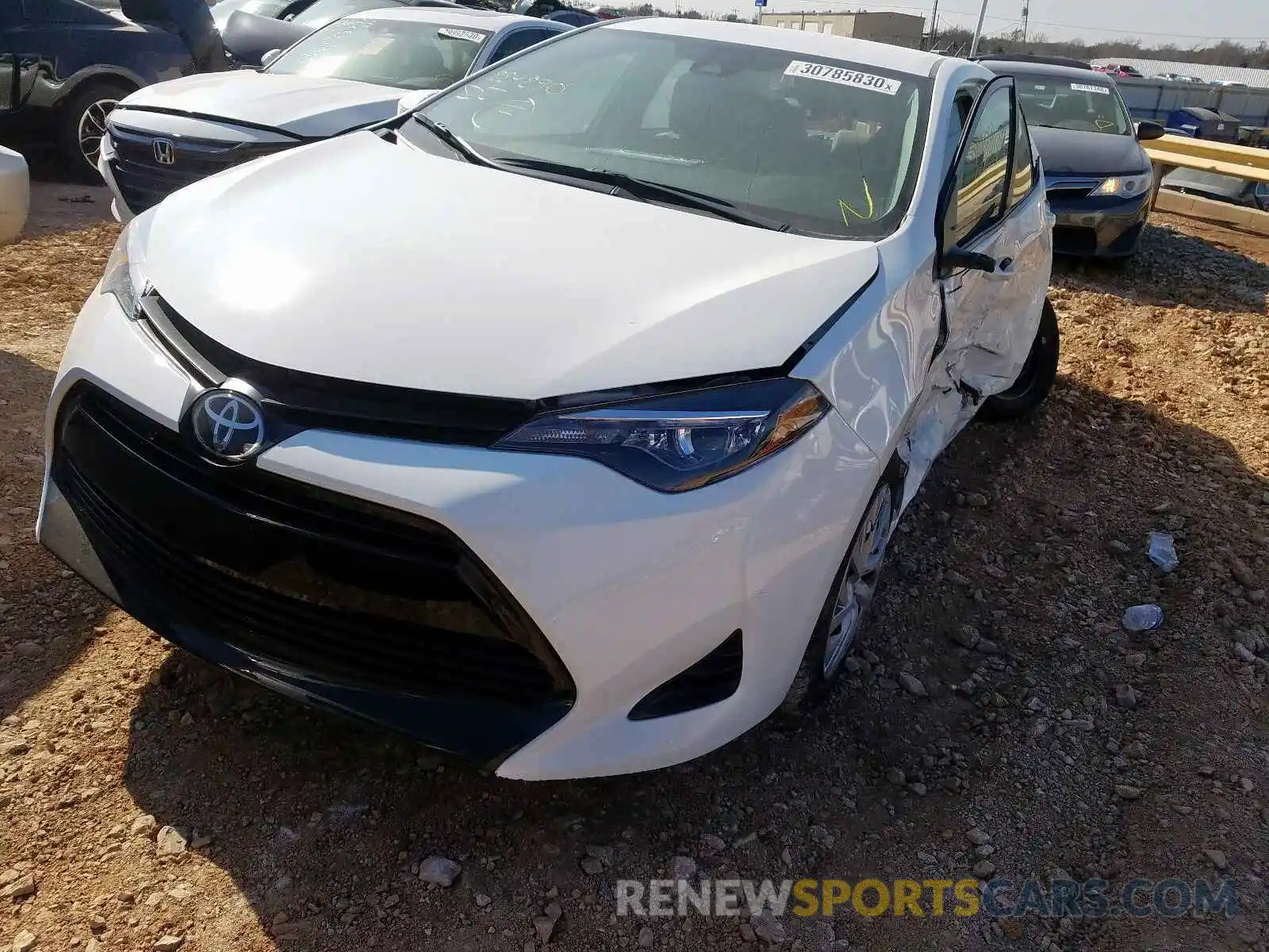 2 Photograph of a damaged car 5YFBURHE2KP884890 TOYOTA COROLLA 2019