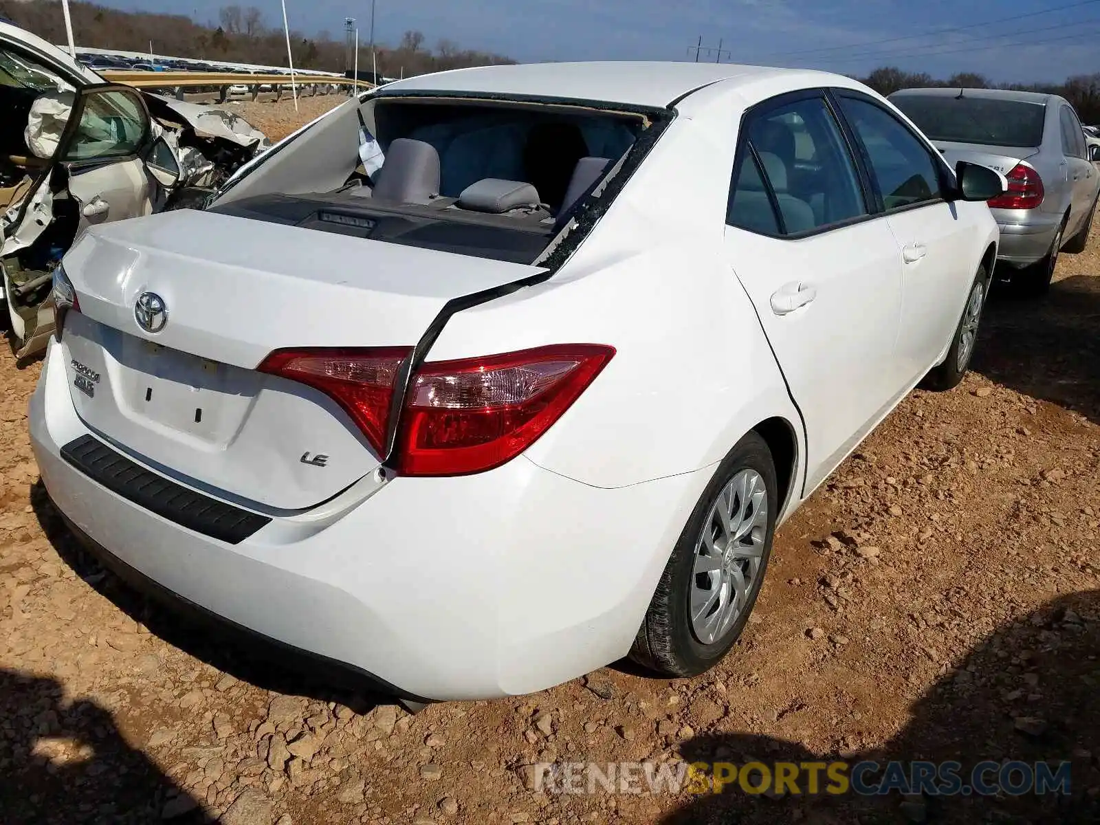 4 Photograph of a damaged car 5YFBURHE2KP884890 TOYOTA COROLLA 2019