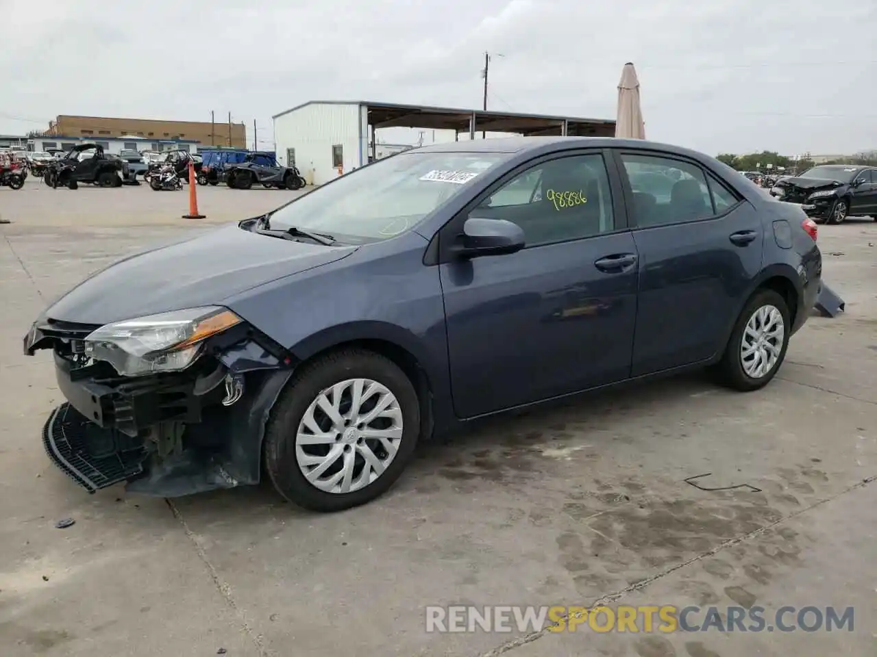 1 Photograph of a damaged car 5YFBURHE2KP885005 TOYOTA COROLLA 2019