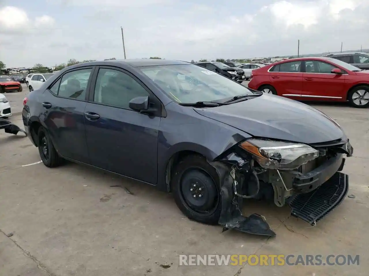 4 Photograph of a damaged car 5YFBURHE2KP885005 TOYOTA COROLLA 2019