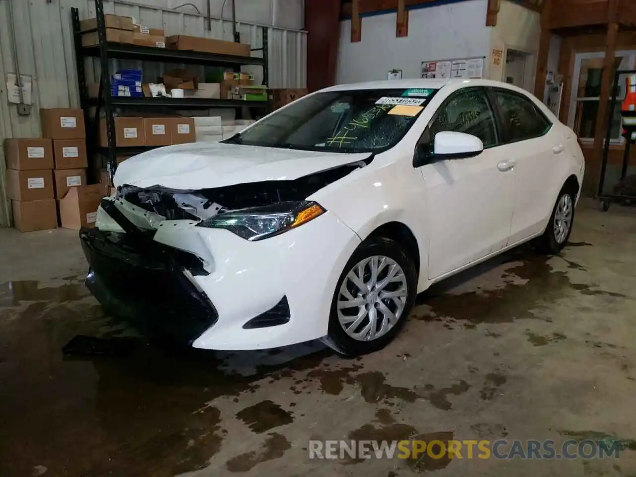 2 Photograph of a damaged car 5YFBURHE2KP885117 TOYOTA COROLLA 2019