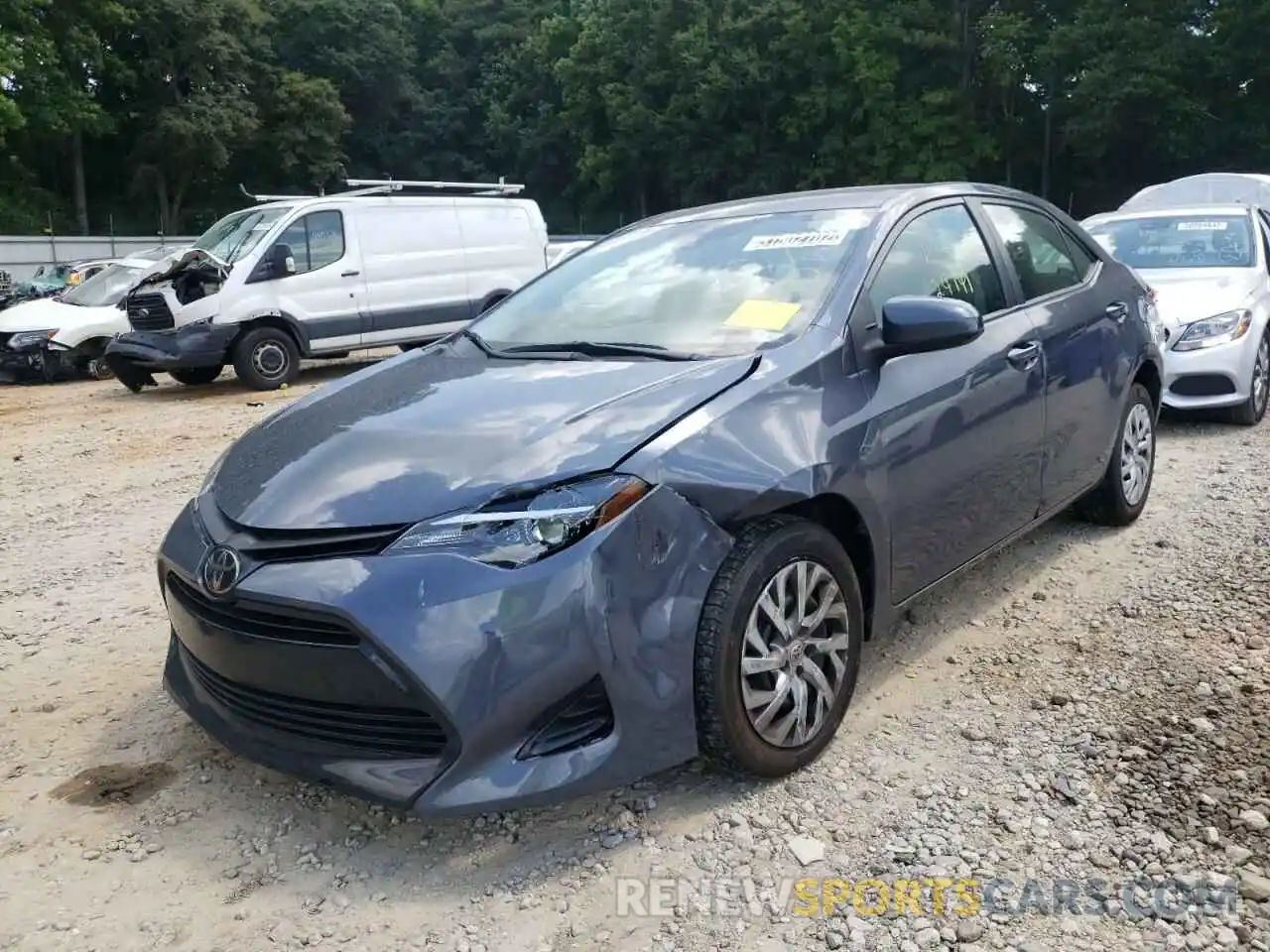 2 Photograph of a damaged car 5YFBURHE2KP885408 TOYOTA COROLLA 2019