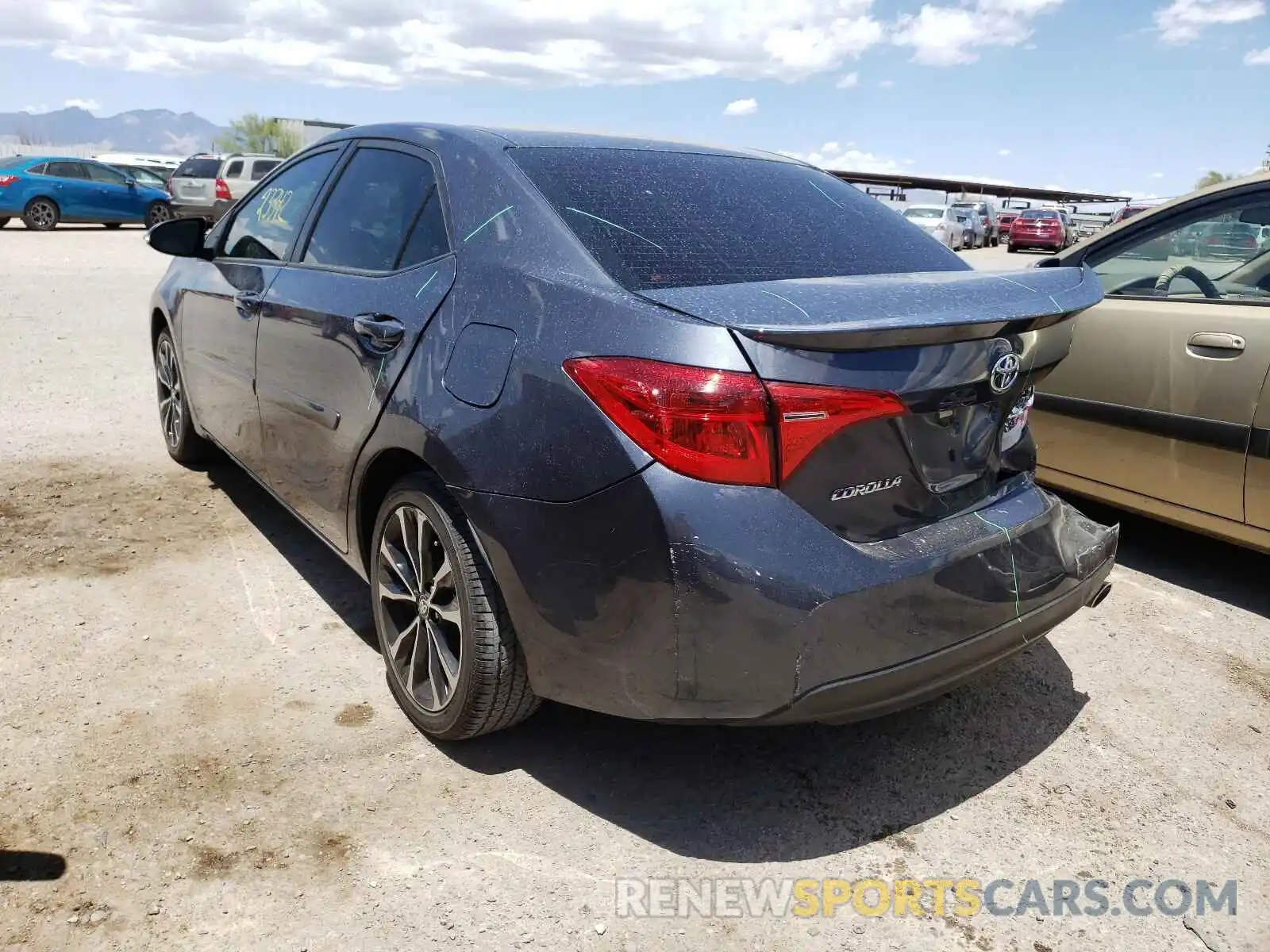 3 Photograph of a damaged car 5YFBURHE2KP885439 TOYOTA COROLLA 2019